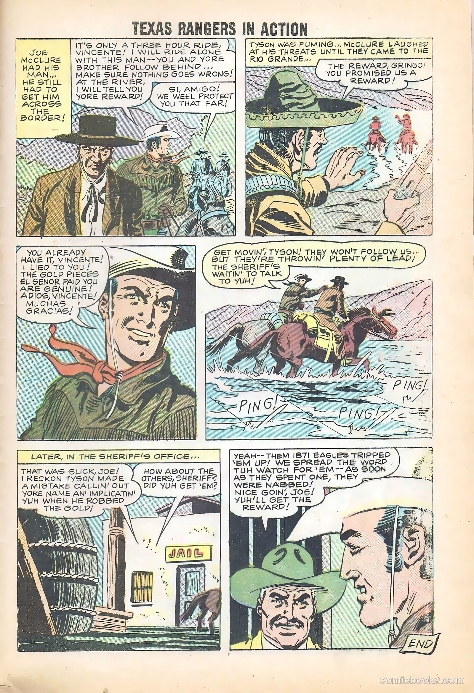 Texas Rangers in Action #15 — page 32 of 35