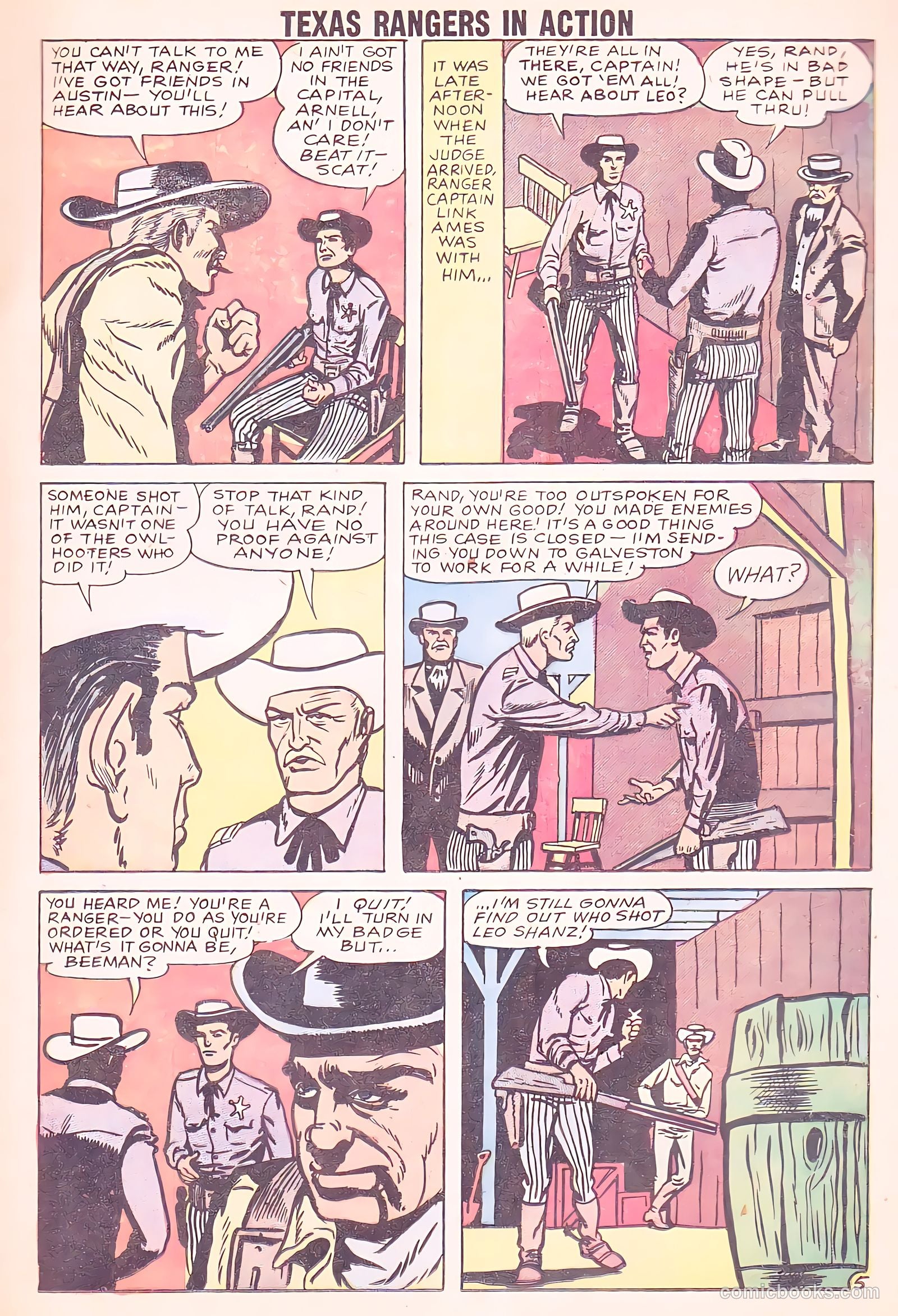 Texas Rangers in Action #16 — page 17 of 36
