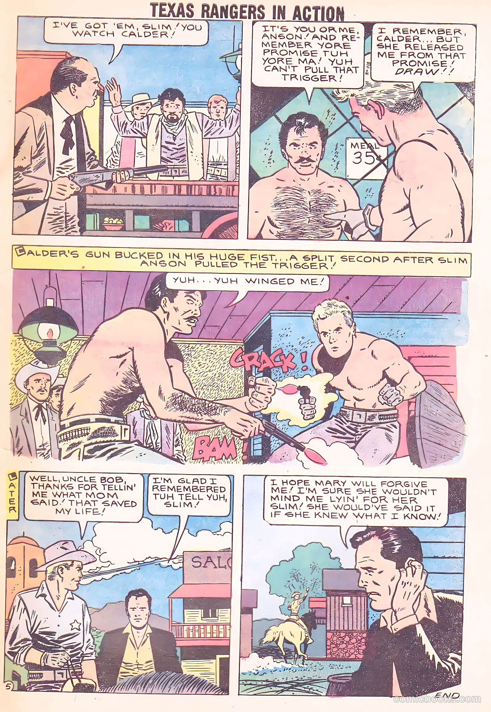 Texas Rangers in Action #16 — page 33 of 36