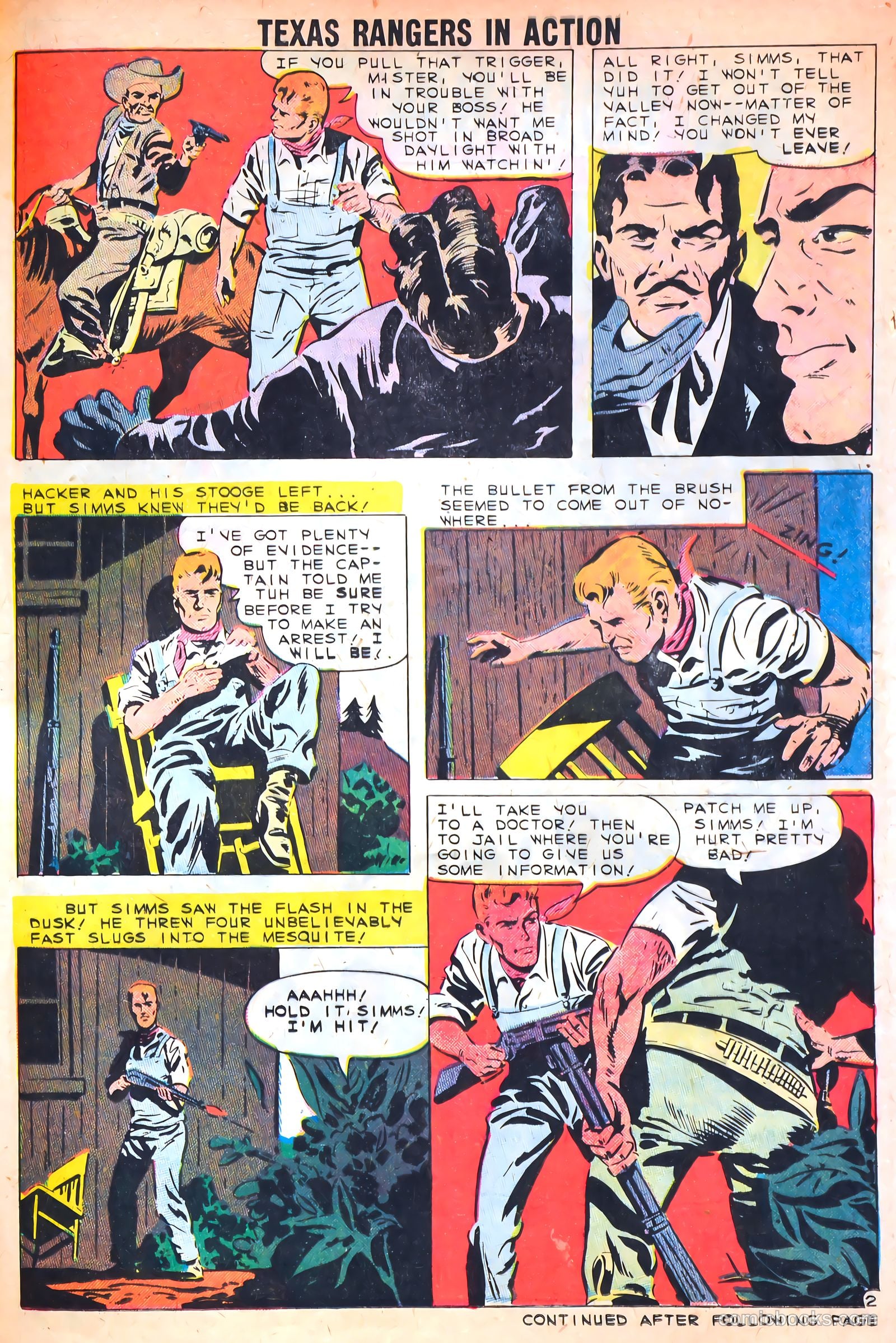Texas Rangers in Action #17 — page 20 of 35