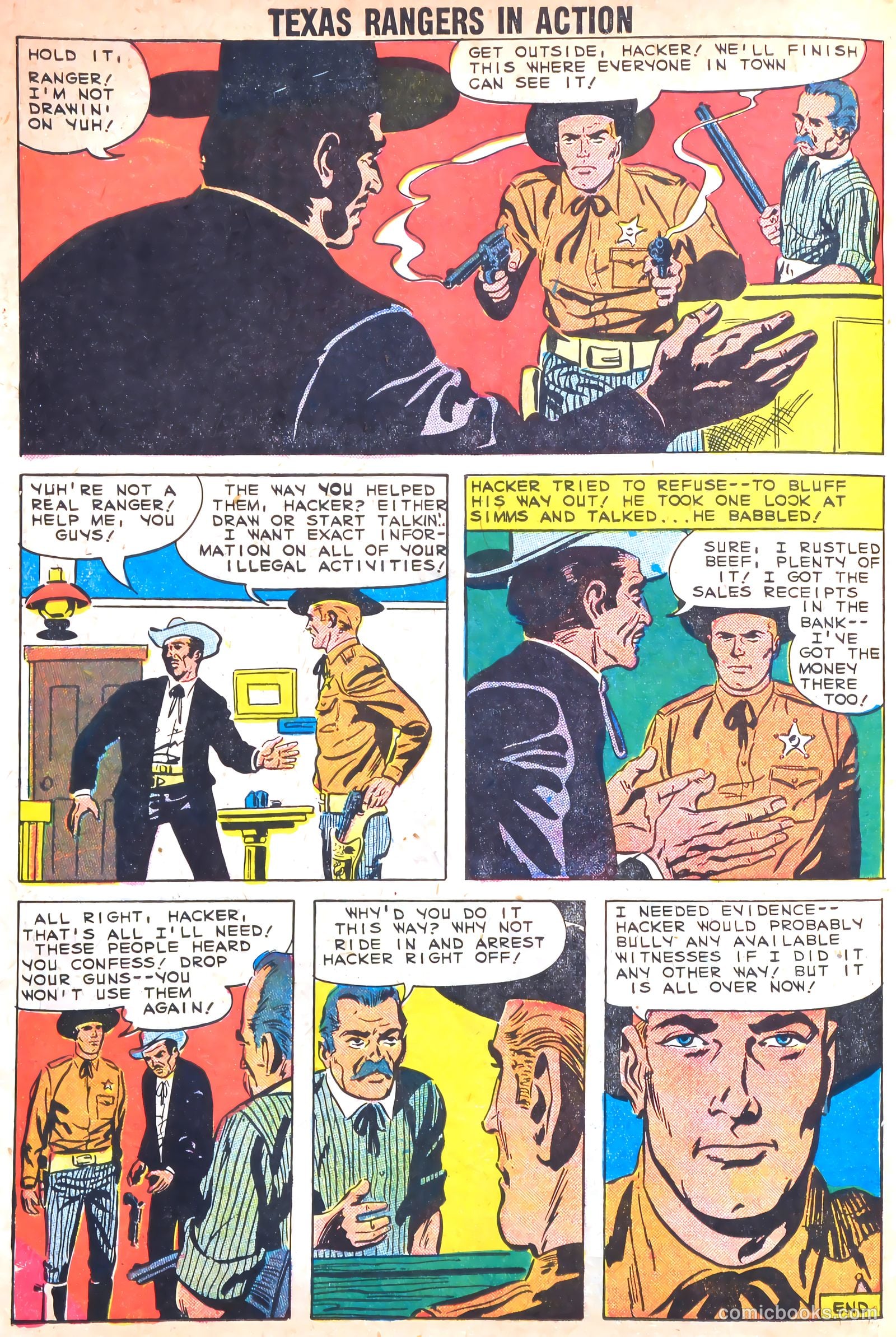 Texas Rangers in Action #17 — page 25 of 35