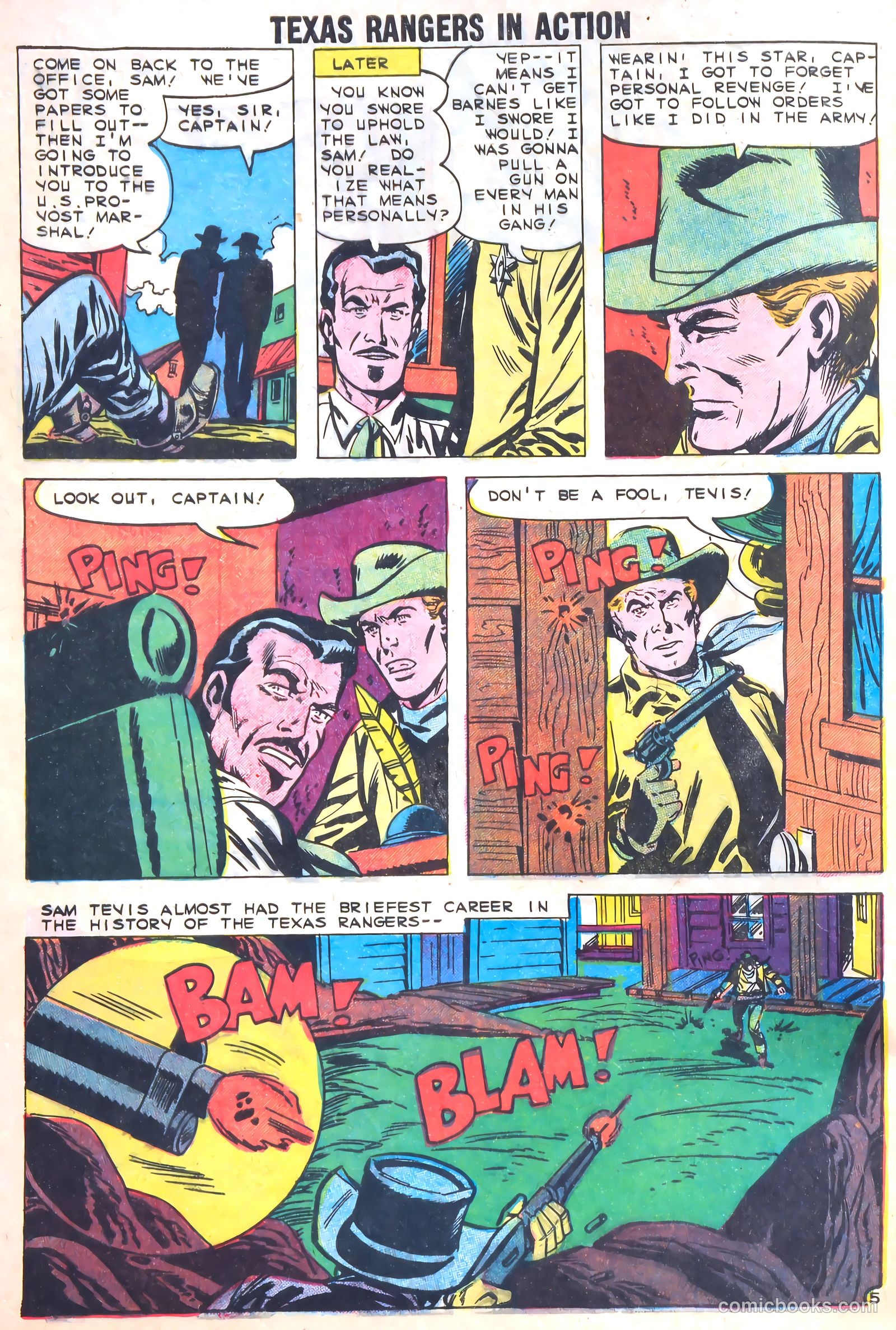 Texas Rangers in Action #18 — page 8 of 35