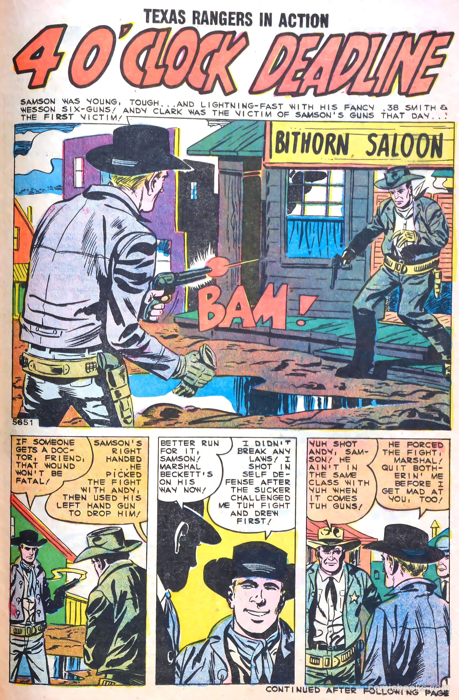 Texas Rangers in Action #18 — page 21 of 35