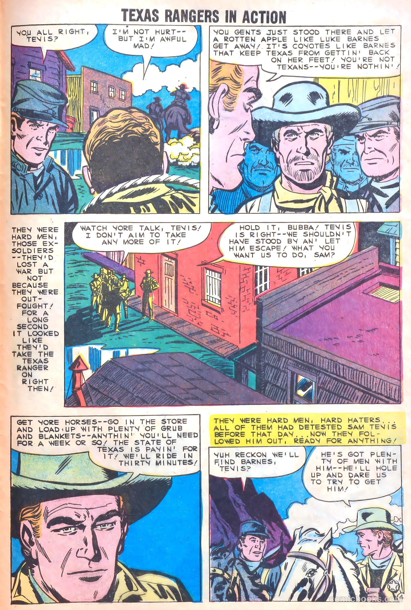 Texas Rangers in Action #18 — page 28 of 35