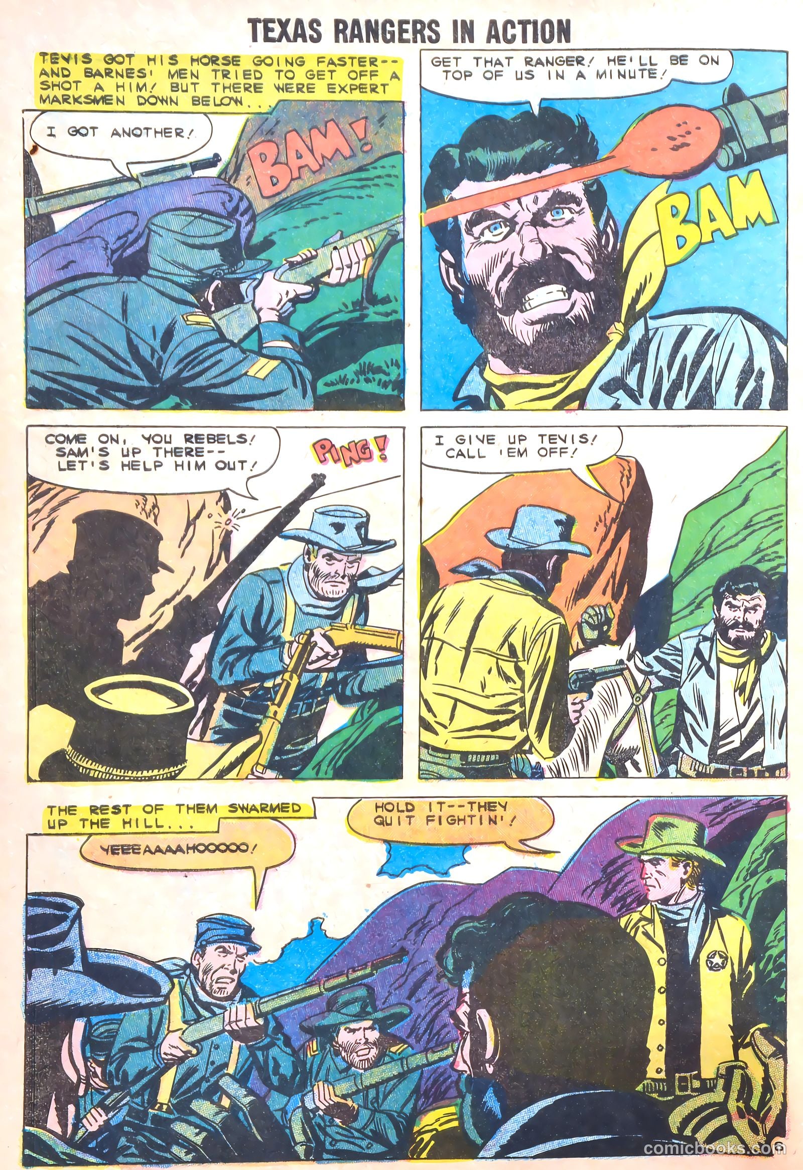 Texas Rangers in Action #18 — page 31 of 35