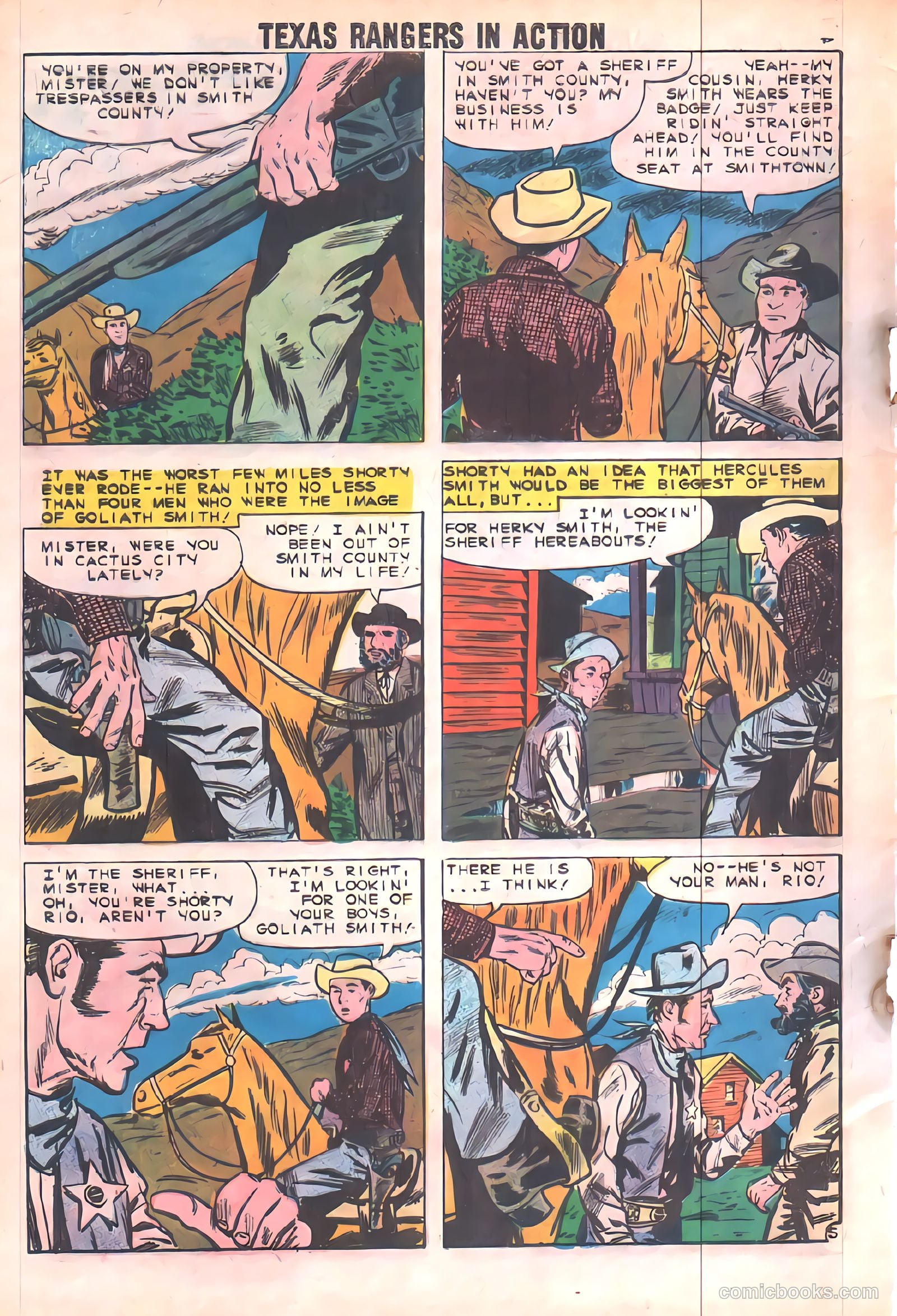 Texas Rangers in Action #19 — page 8 of 37