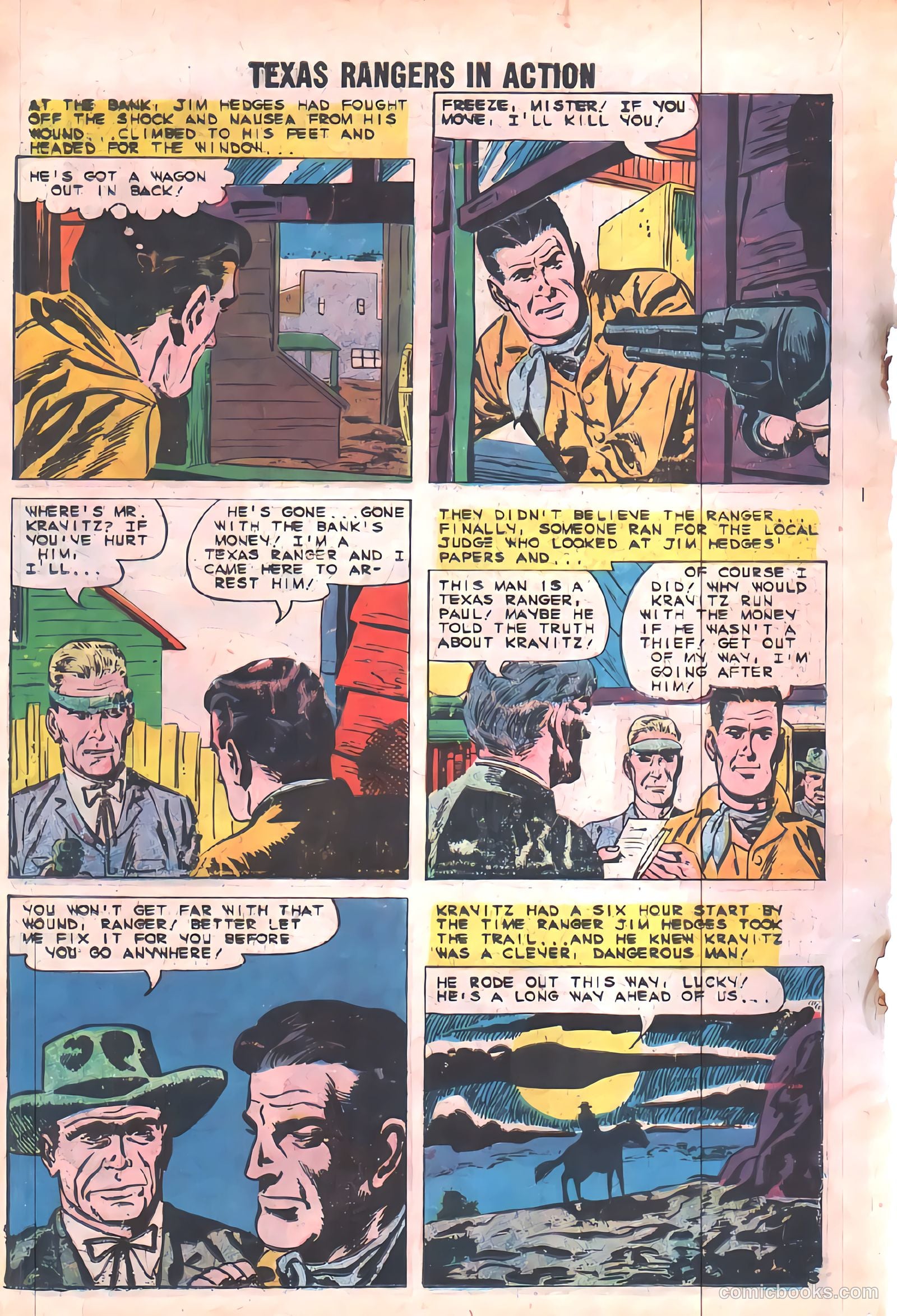 Texas Rangers in Action #19 — page 18 of 37