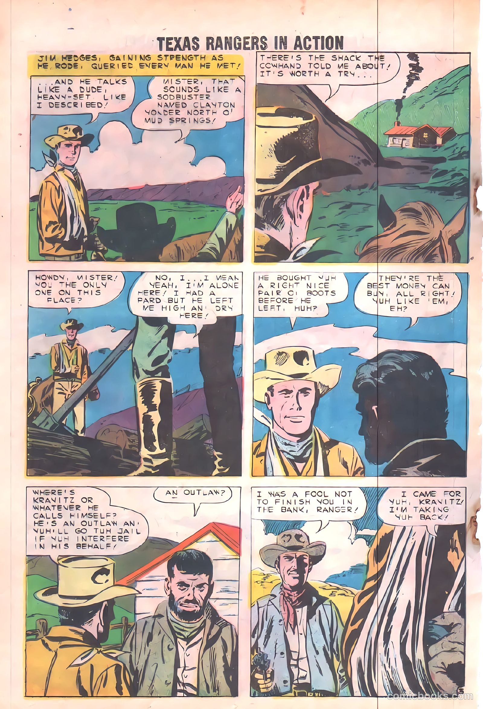 Texas Rangers in Action #19 — page 20 of 37