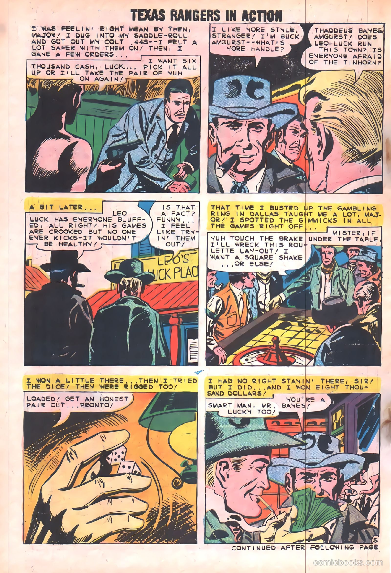 Texas Rangers in Action #19 — page 30 of 37