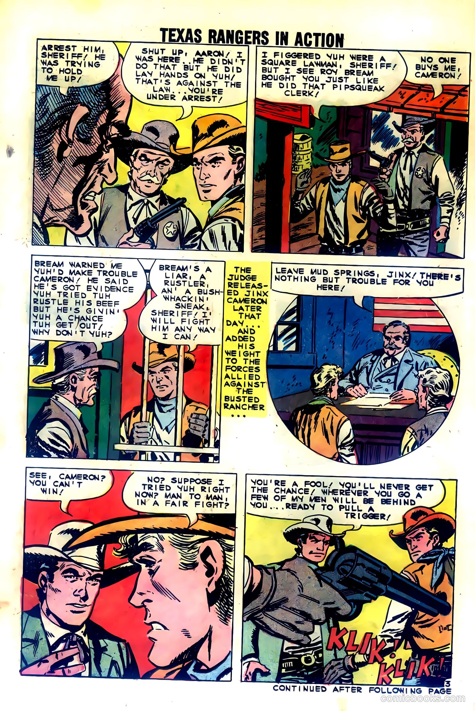 Texas Rangers in Action #20 — page 14 of 36