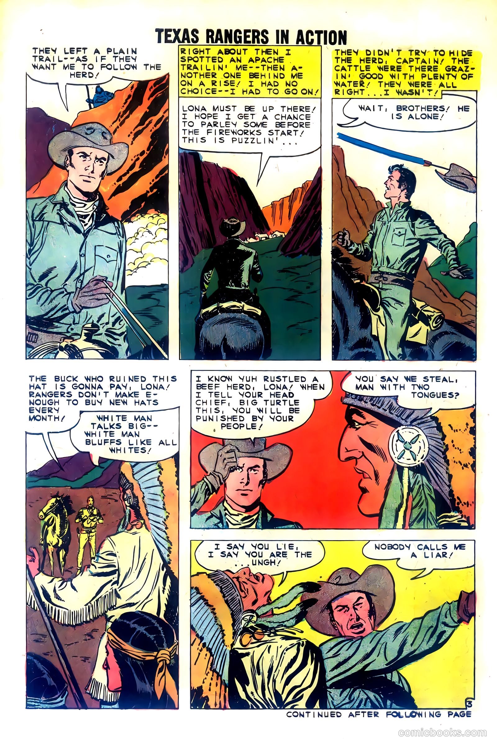 Texas Rangers in Action #20 — page 30 of 36