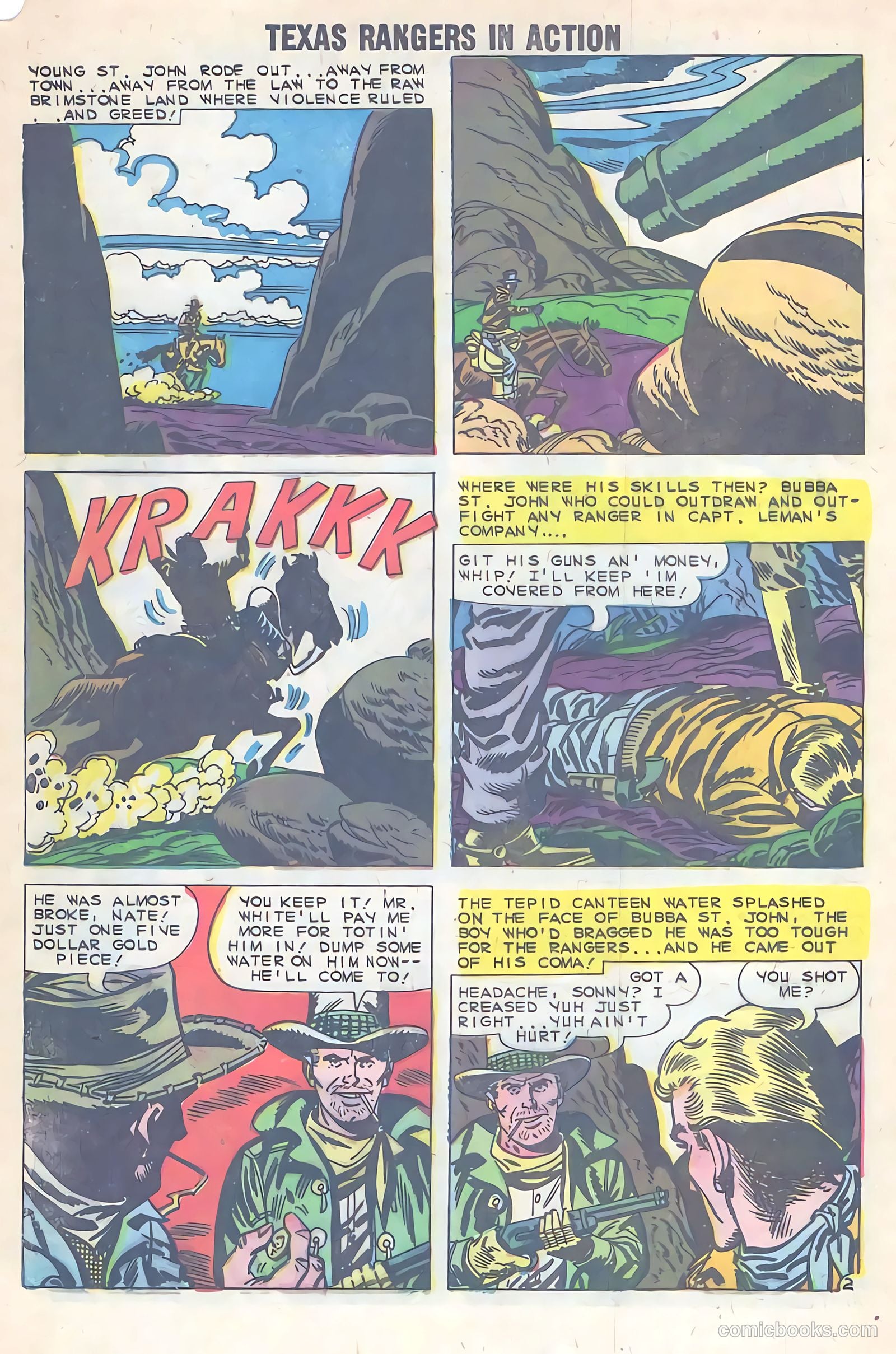 Texas Rangers in Action #21 — page 4 of 36