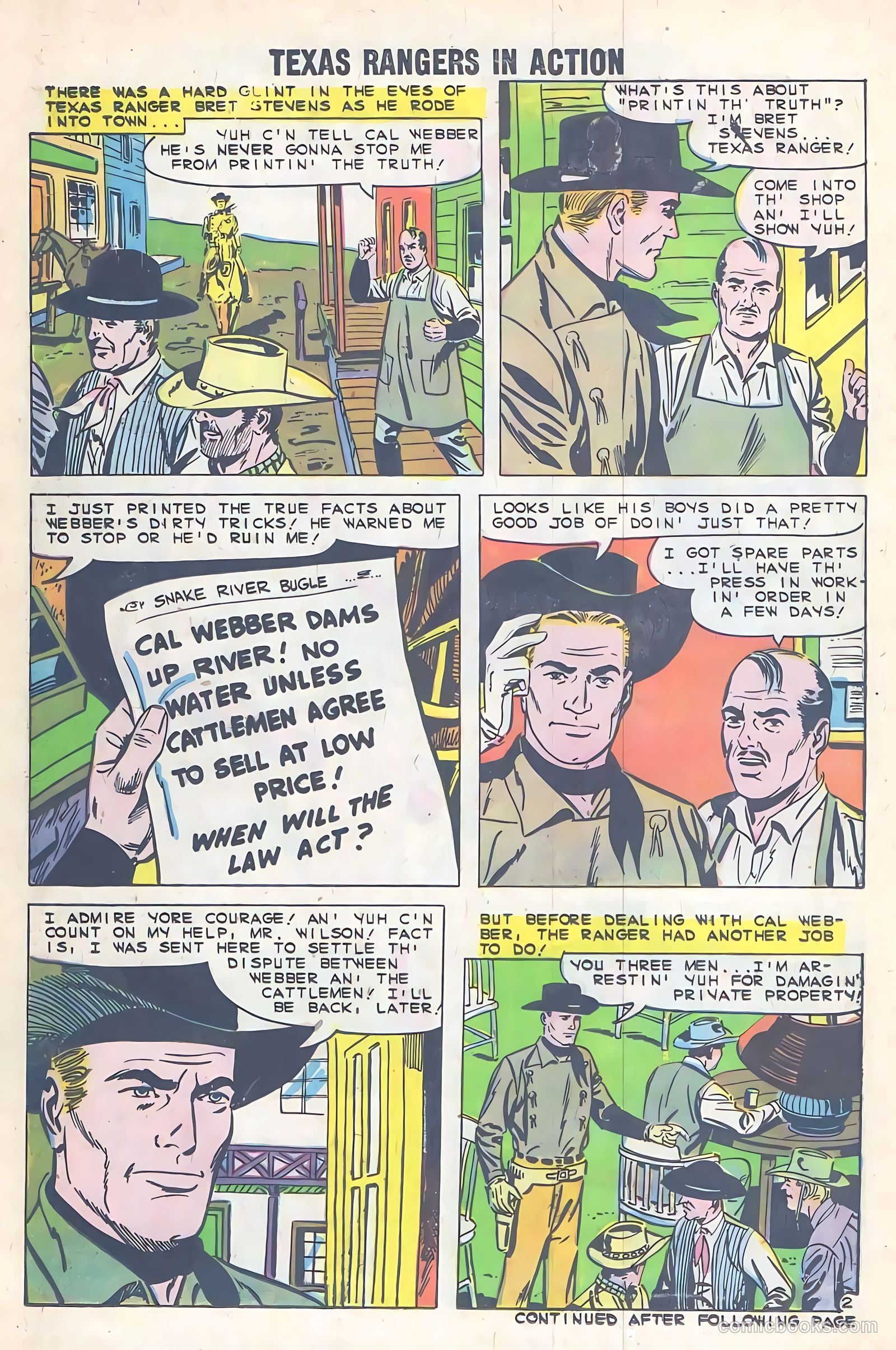 Texas Rangers in Action #21 — page 14 of 36