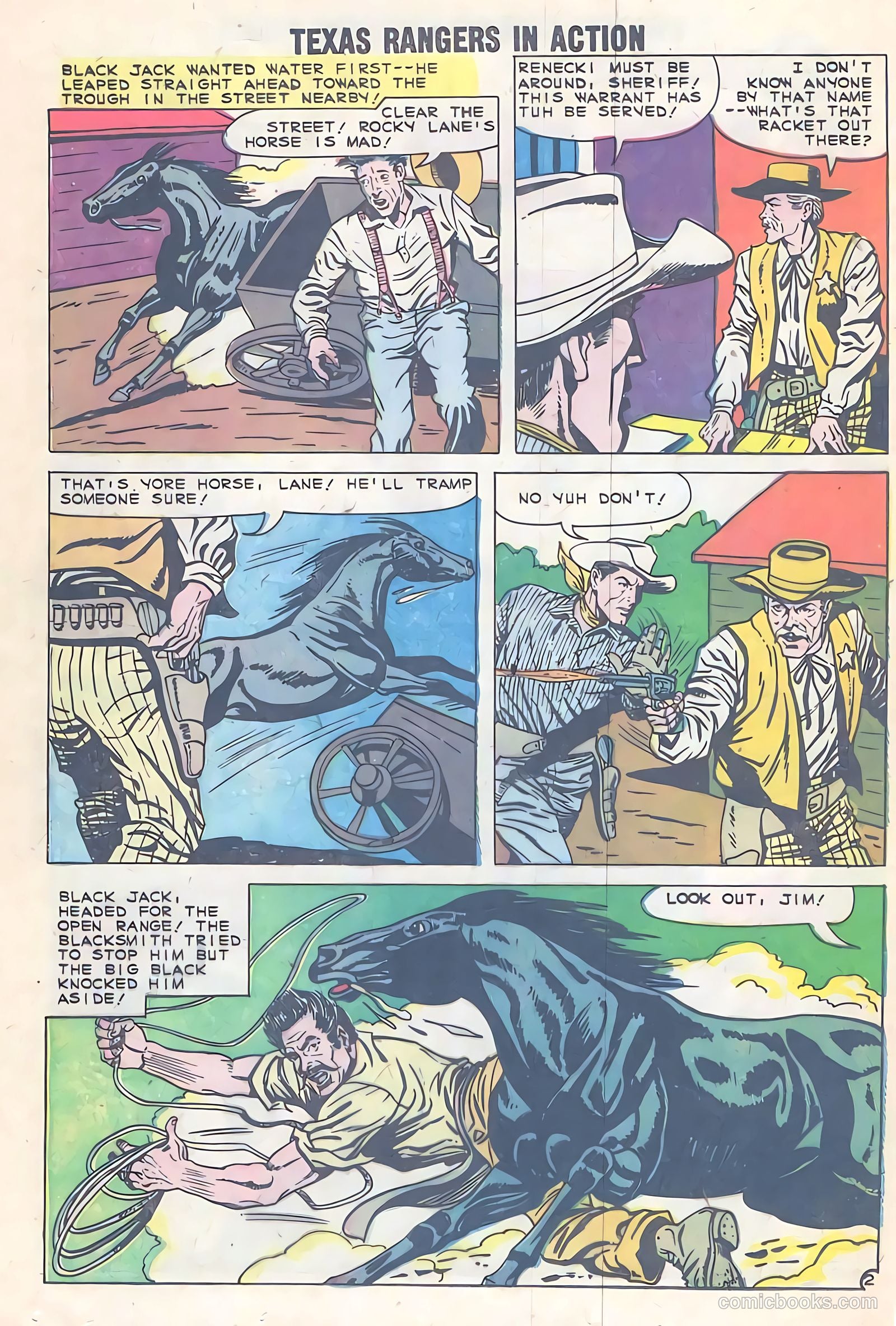 Texas Rangers in Action #21 — page 20 of 36