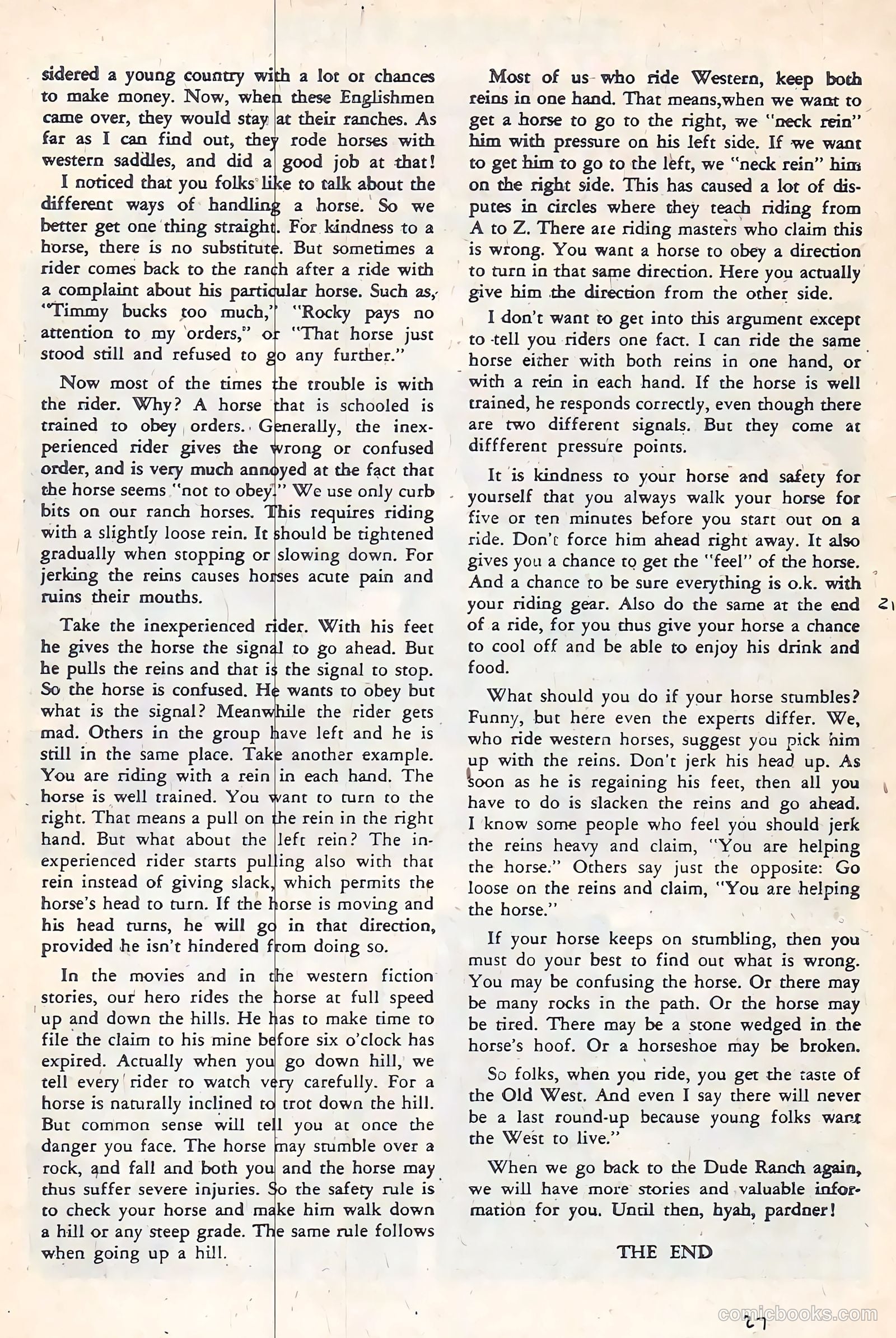 Texas Rangers in Action #21 — page 27 of 36