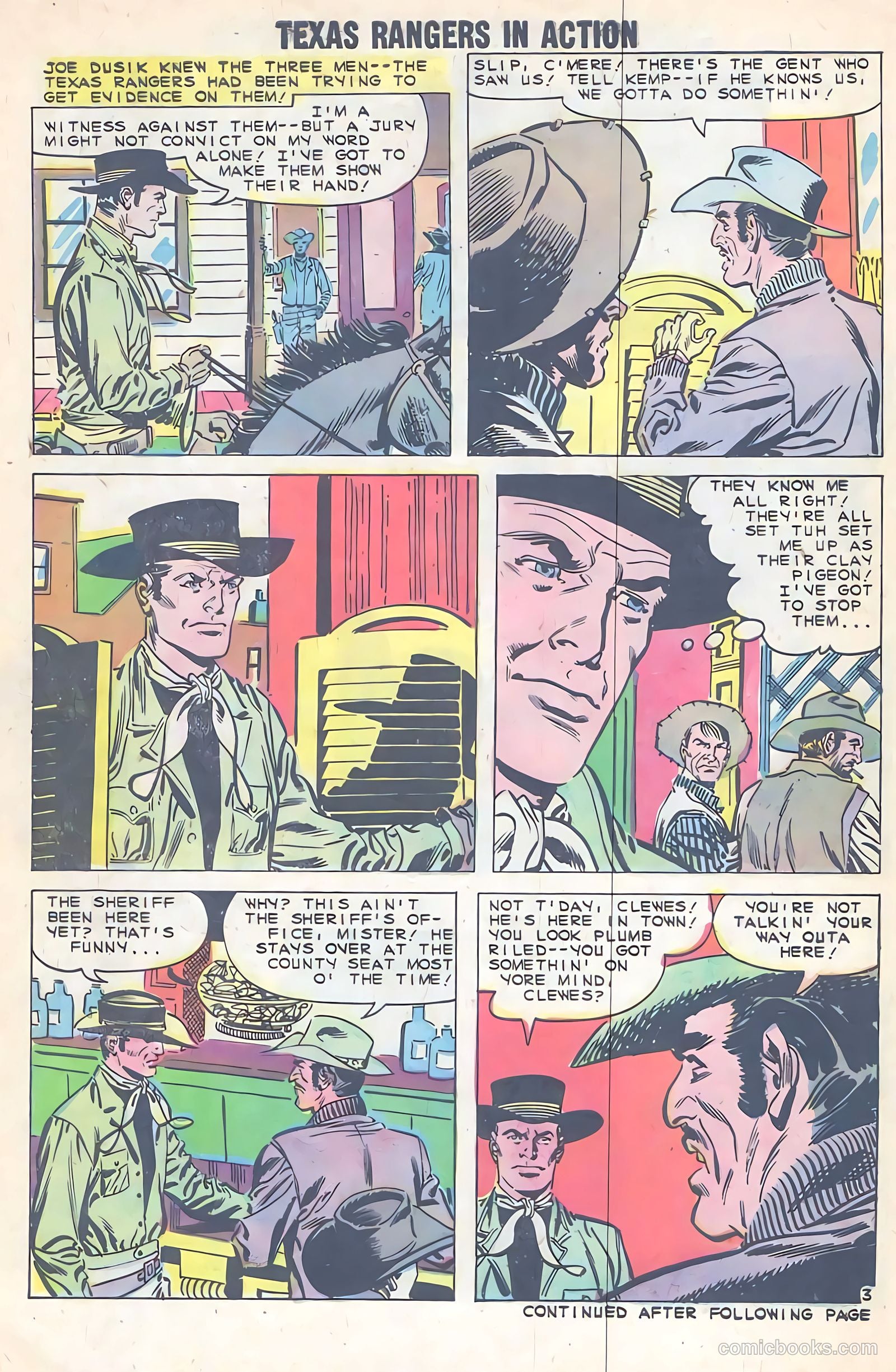 Texas Rangers in Action #21 — page 30 of 36