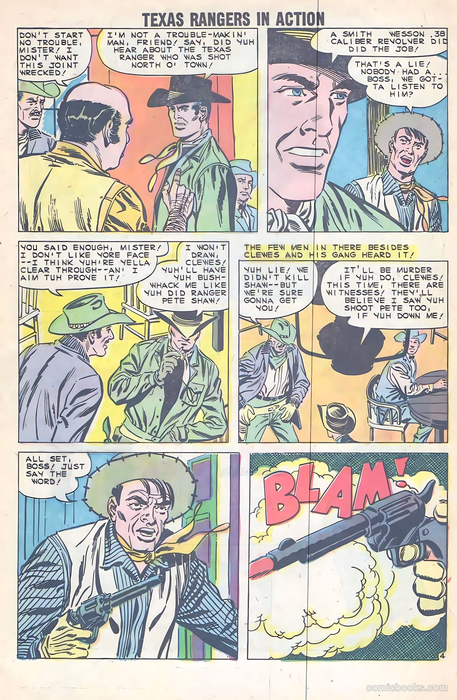 Texas Rangers in Action #21 — page 32 of 36