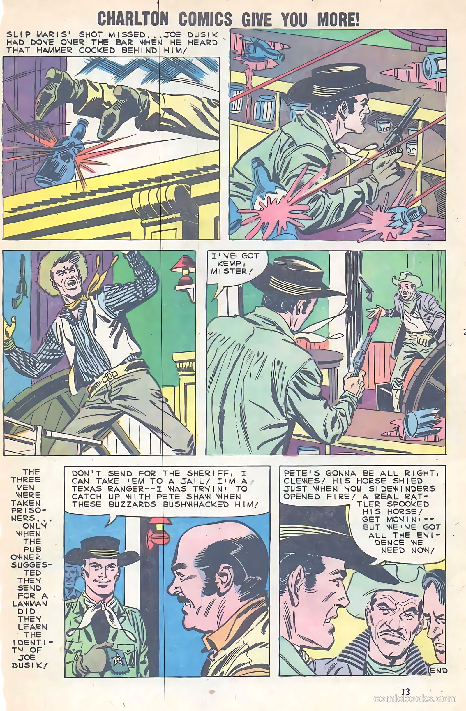 Texas Rangers in Action #21 — page 33 of 36