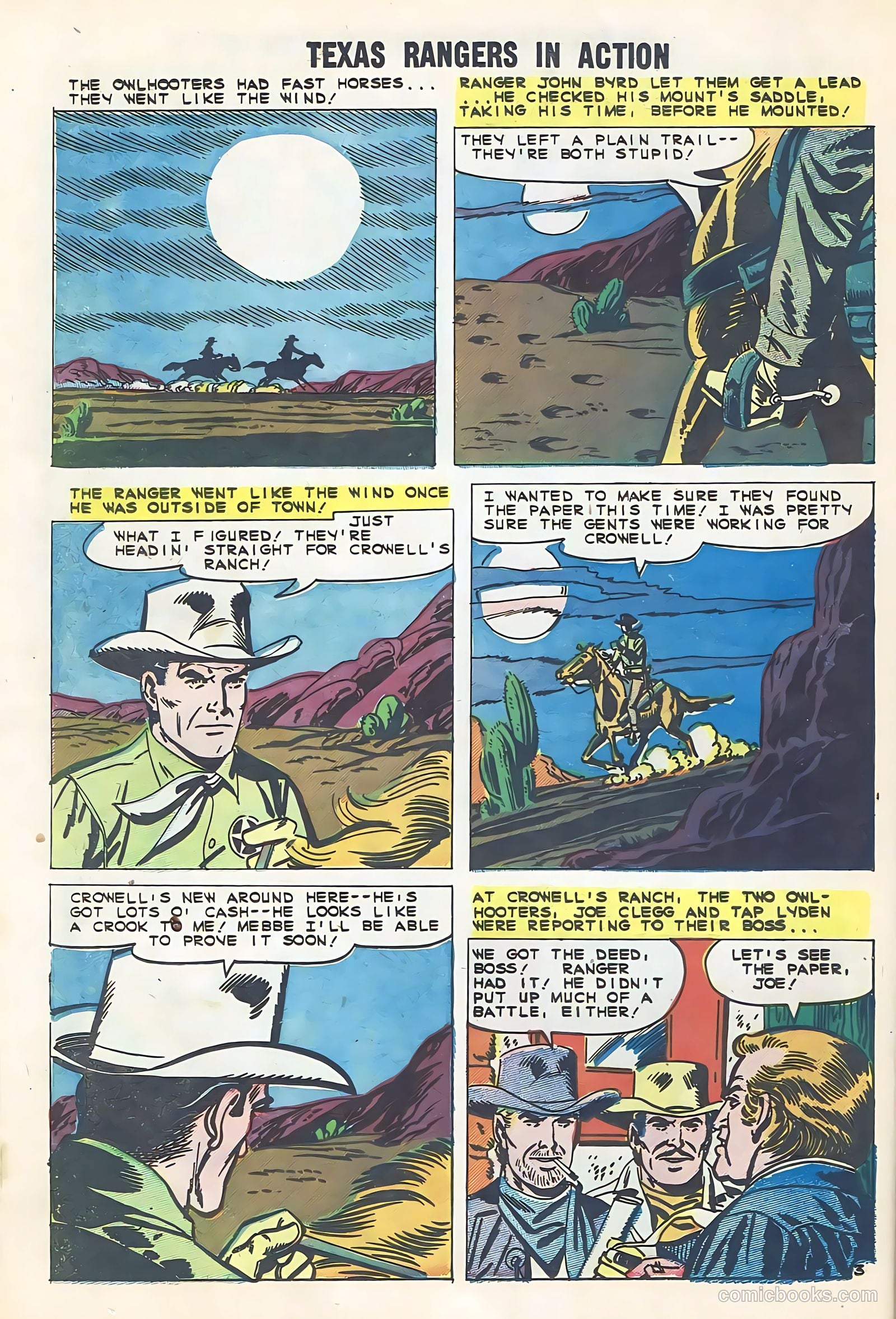 Texas Rangers in Action #22 — page 12 of 36