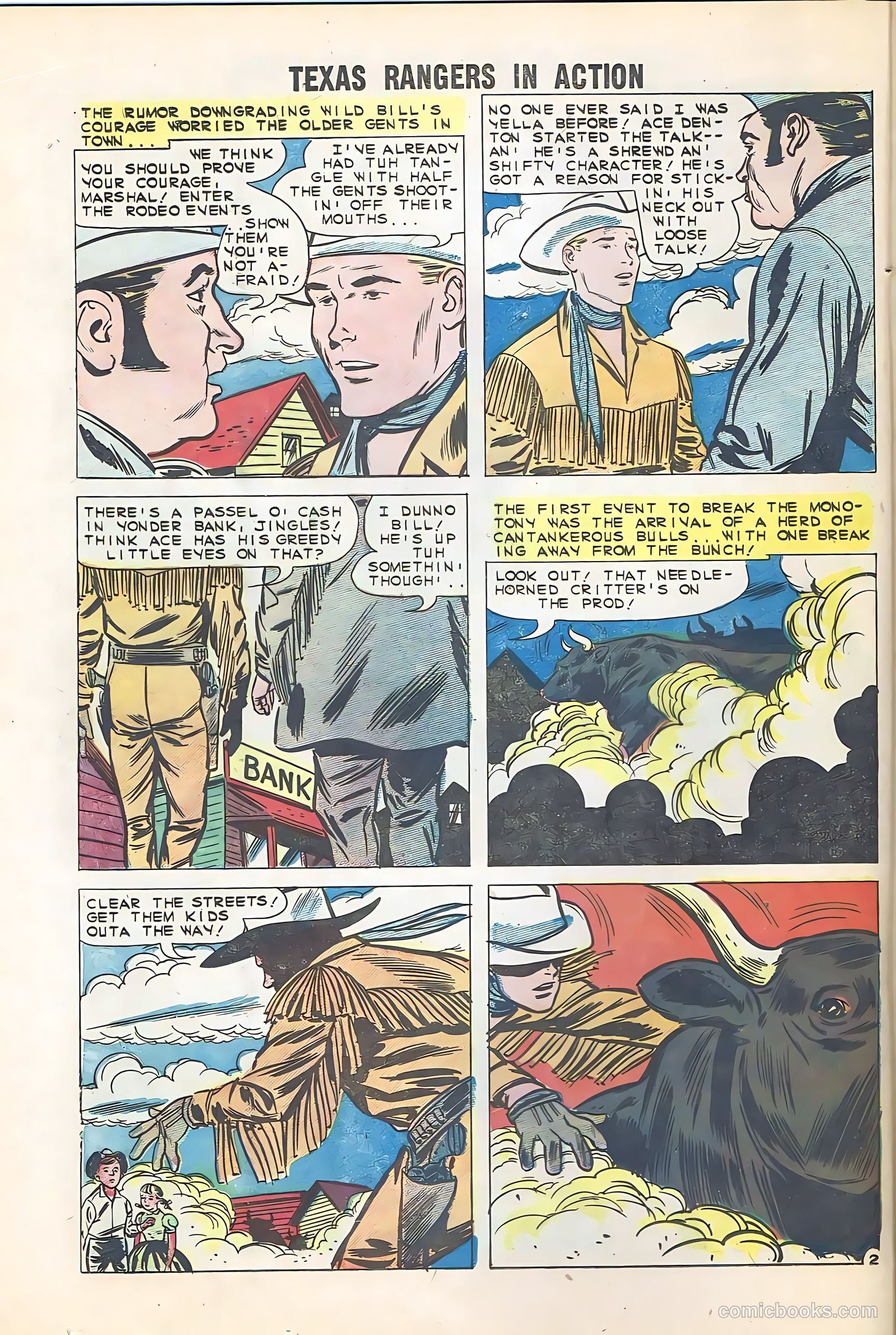 Texas Rangers in Action #22 — page 20 of 36