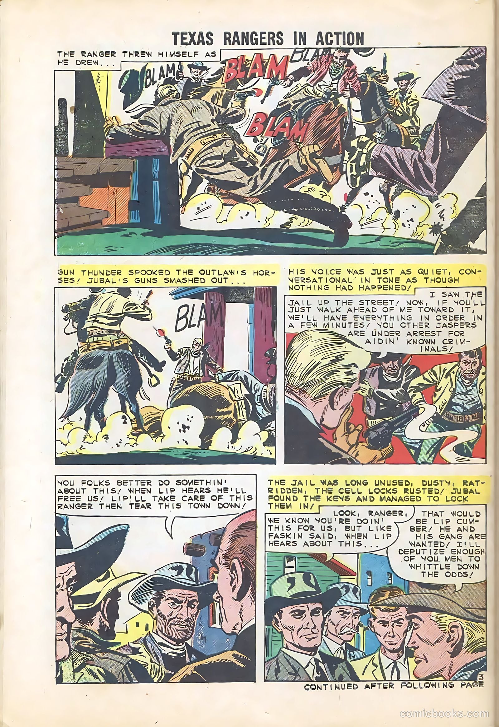 Texas Rangers in Action #22 — page 30 of 36