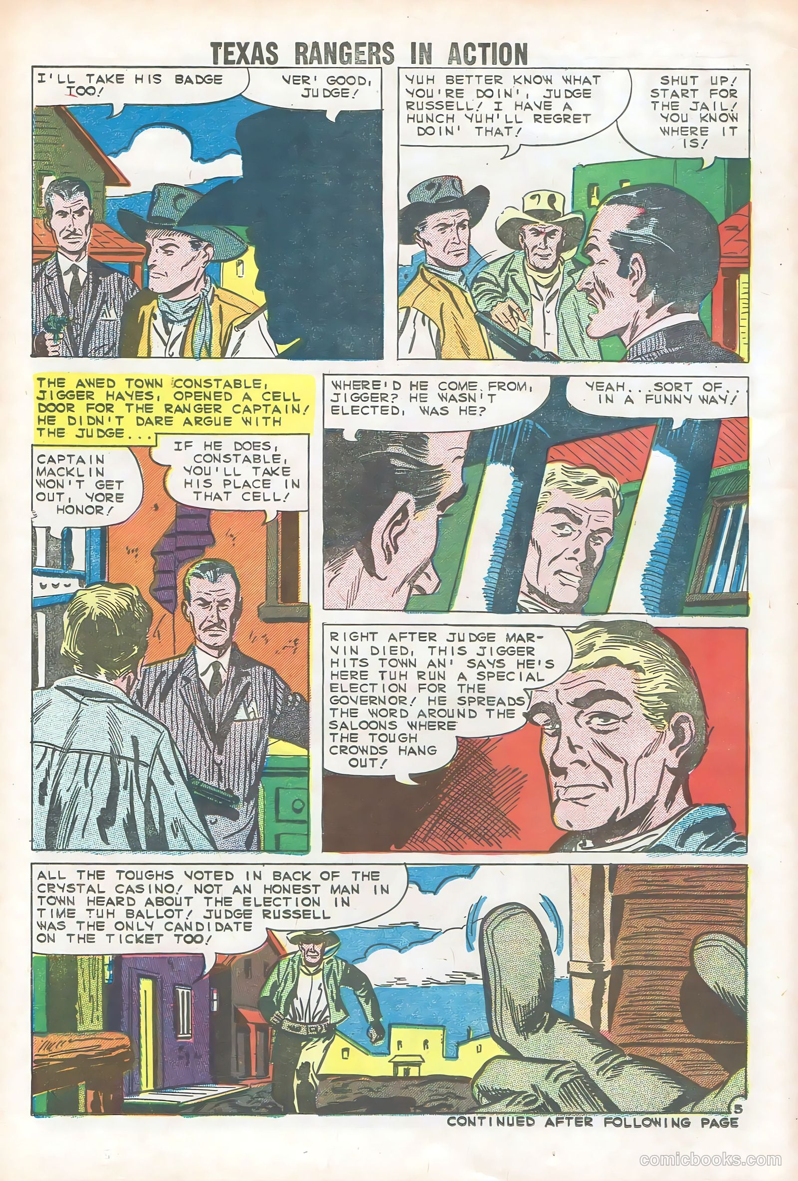 Texas Rangers in Action #23 — page 14 of 36