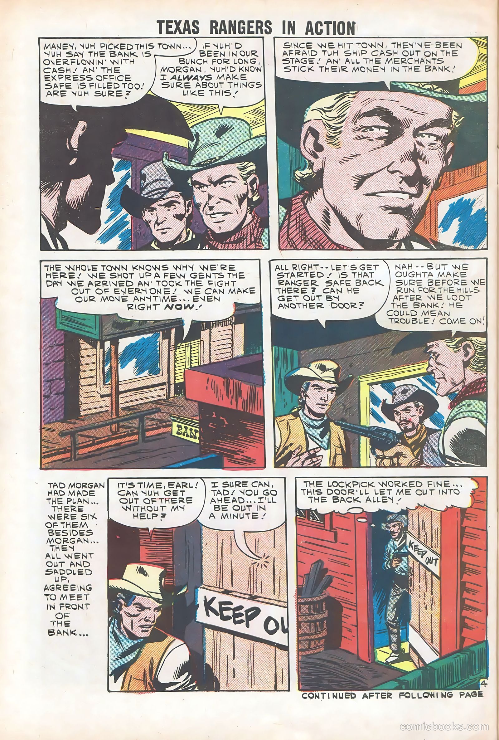 Texas Rangers in Action #23 — page 30 of 36