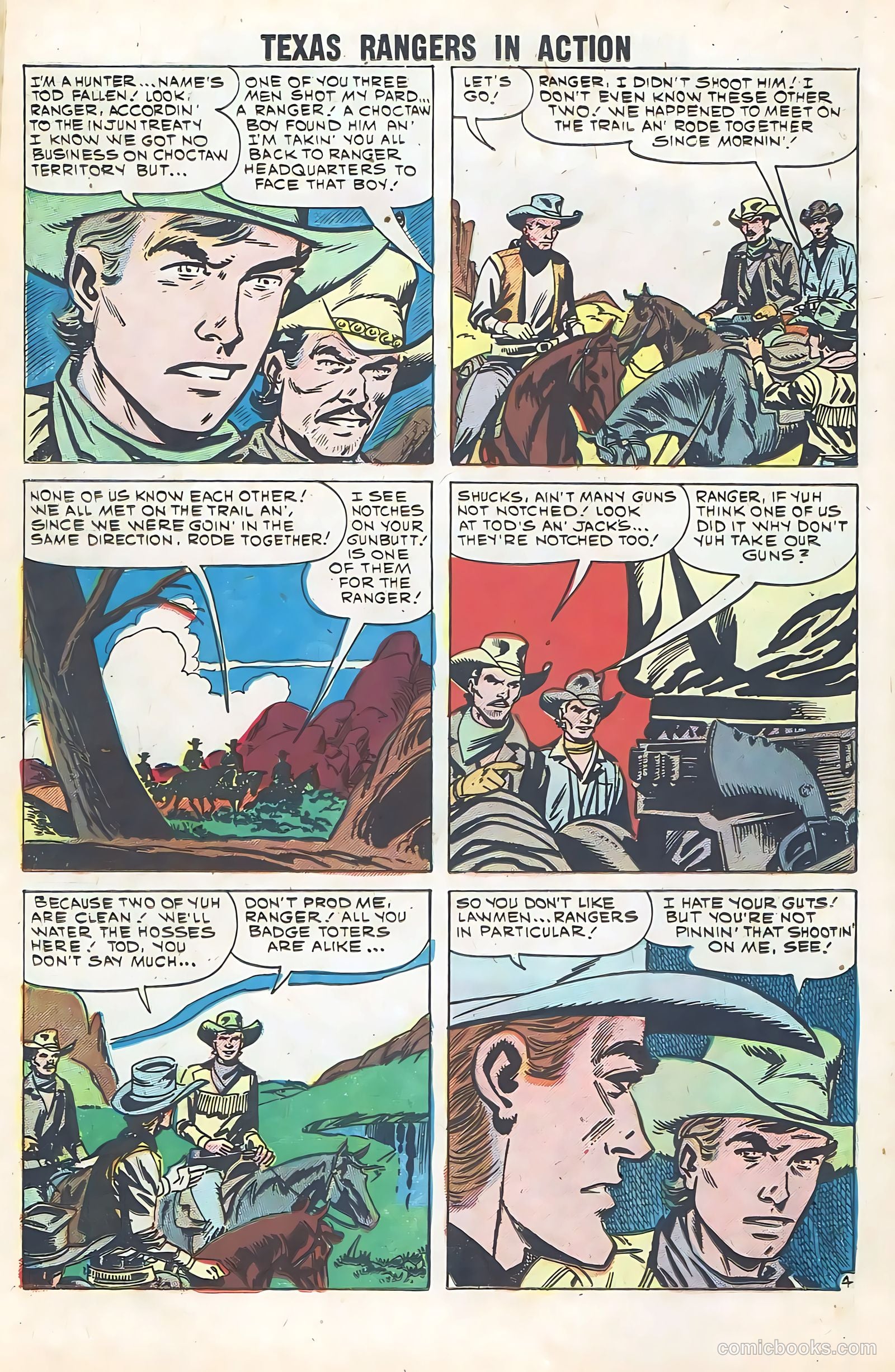 Texas Rangers in Action #24 — page 18 of 36