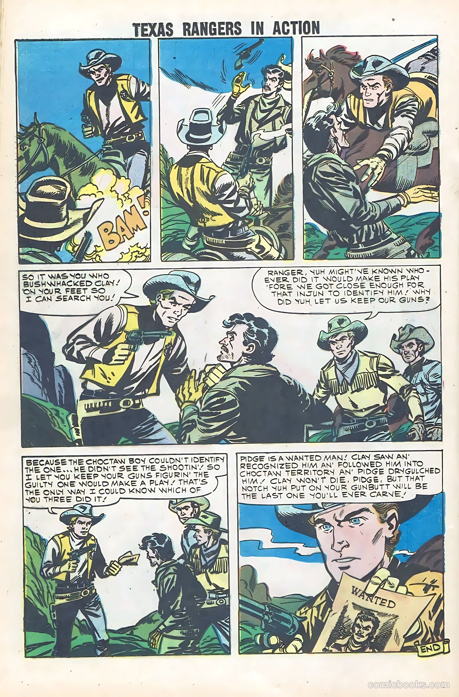 Texas Rangers in Action #24 — page 20 of 36