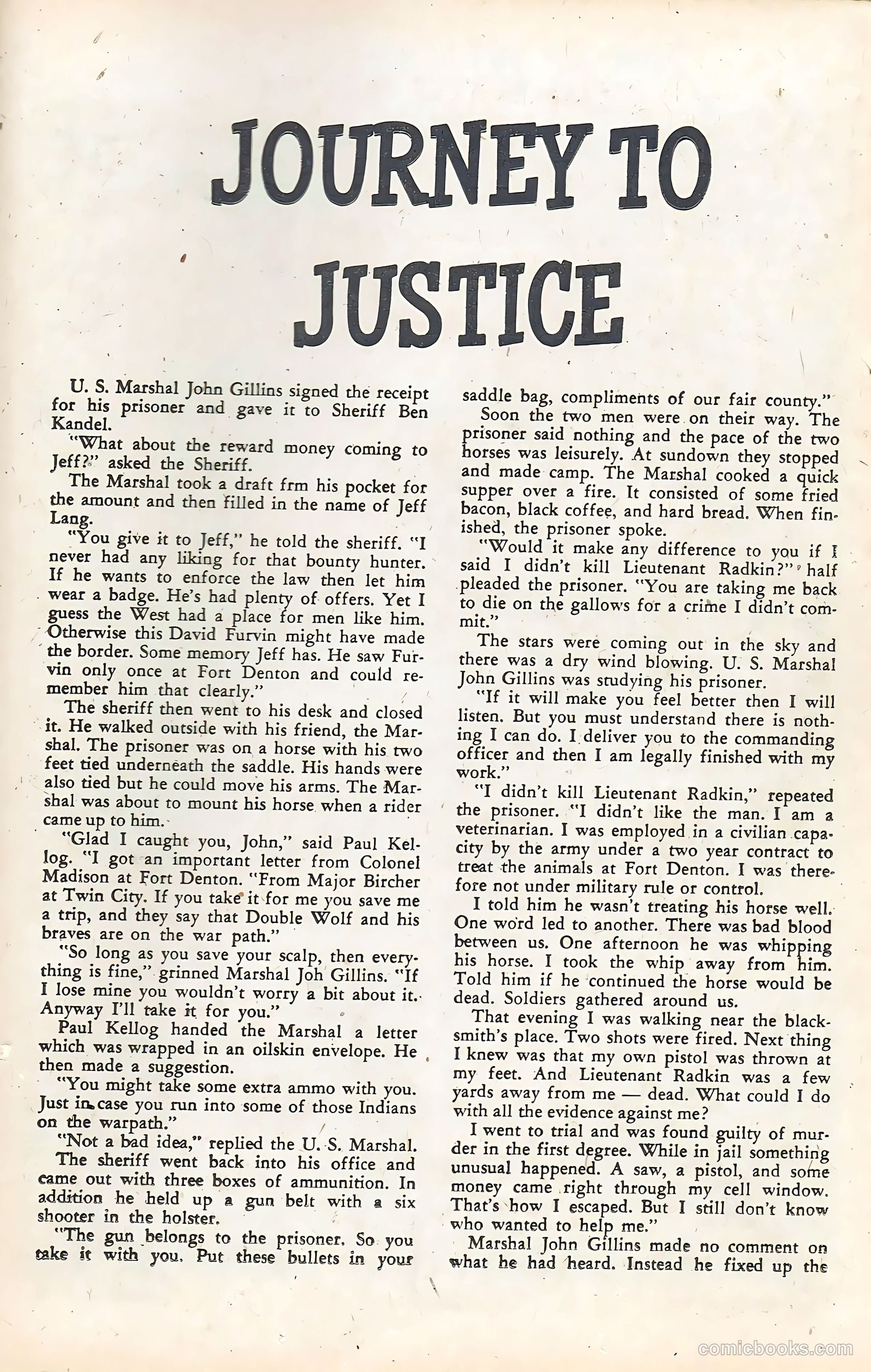 Texas Rangers in Action #24 — page 25 of 36