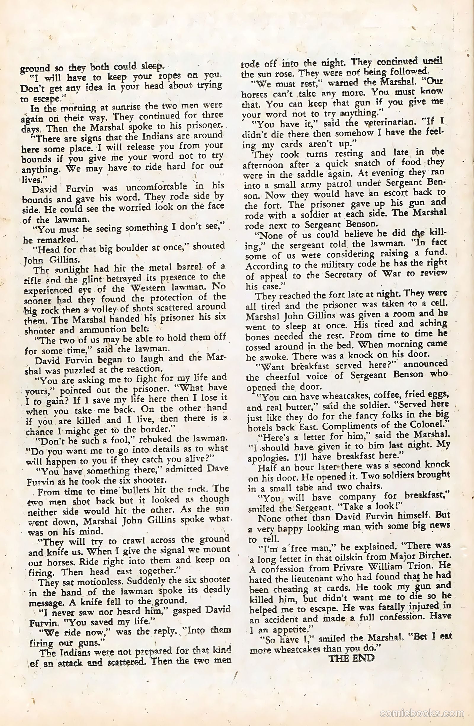 Texas Rangers in Action #24 — page 26 of 36