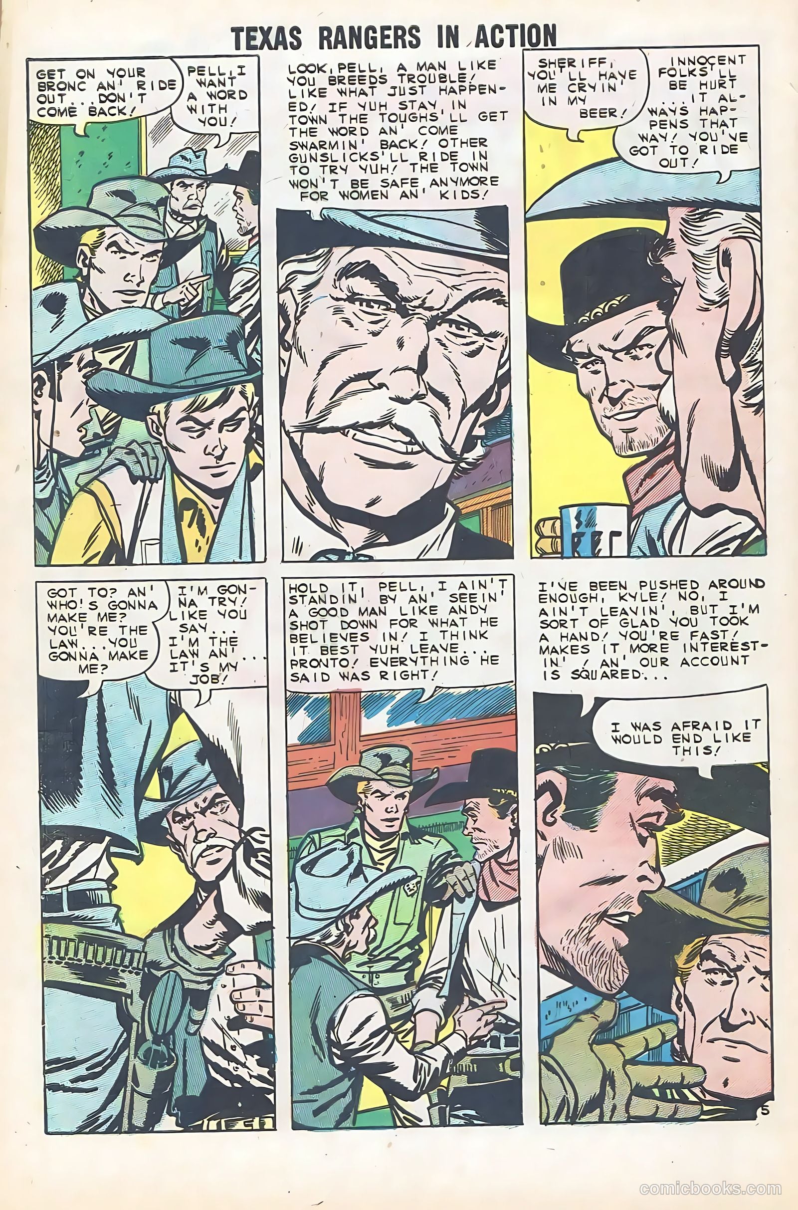 Texas Rangers in Action #24 — page 32 of 36