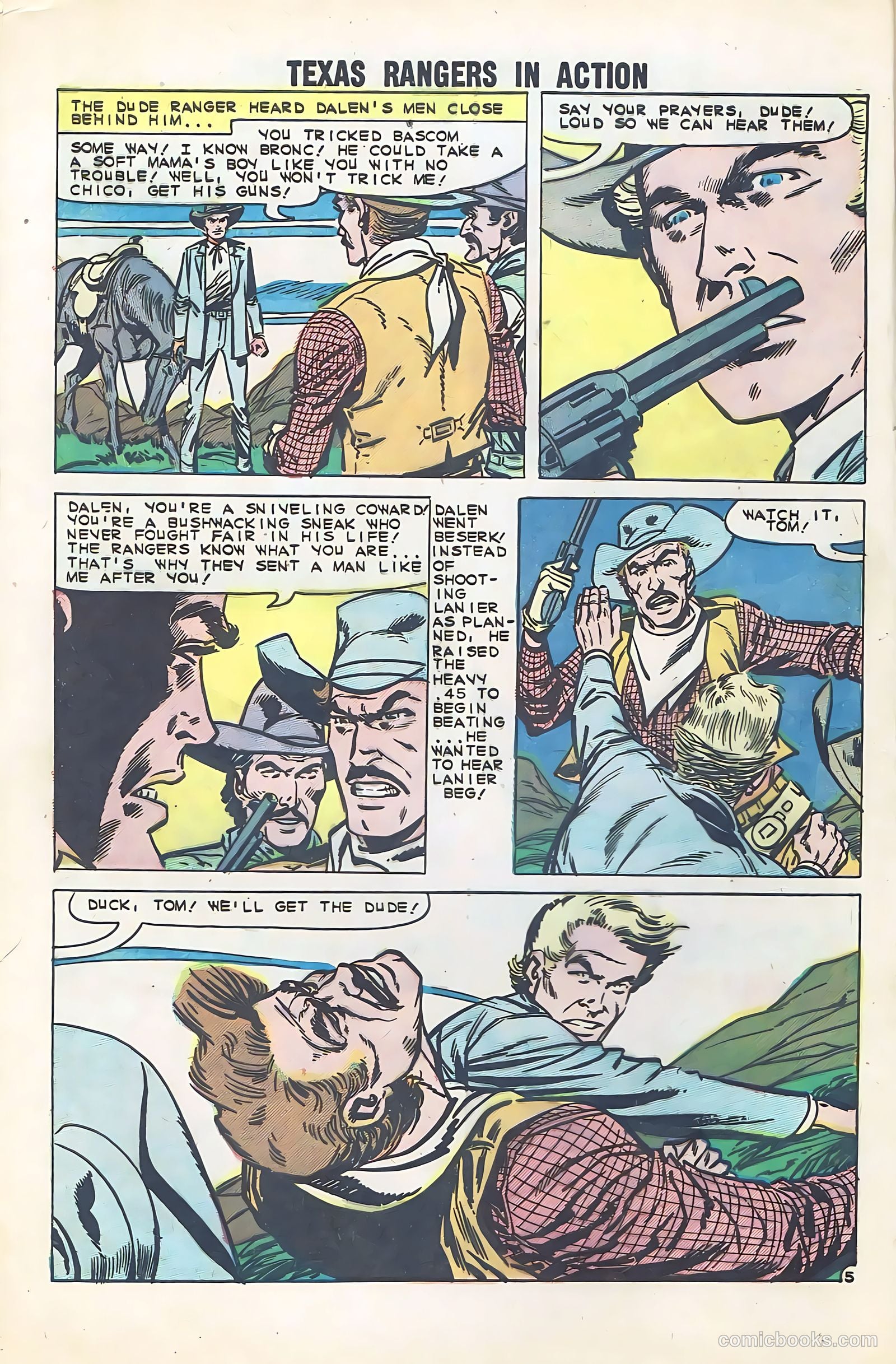 Texas Rangers in Action #25 — page 8 of 36