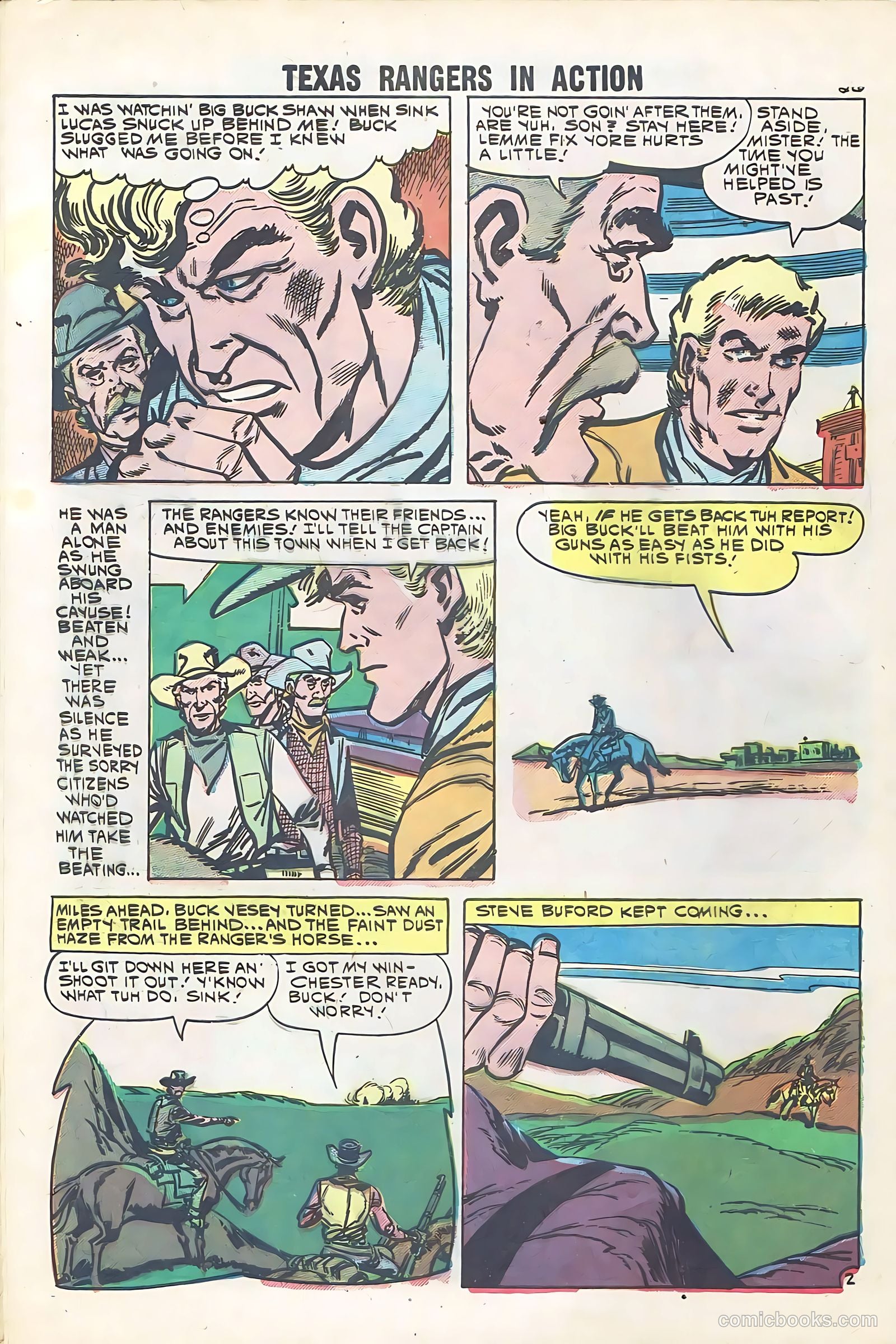 Texas Rangers in Action #25 — page 28 of 36