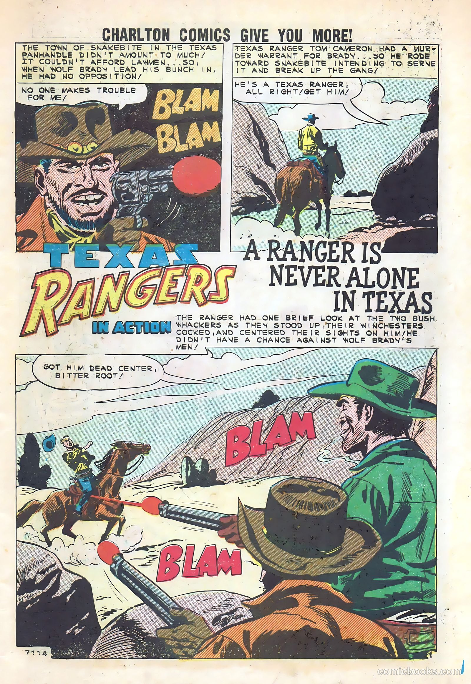 Texas Rangers in Action #28 — page 3 of 36