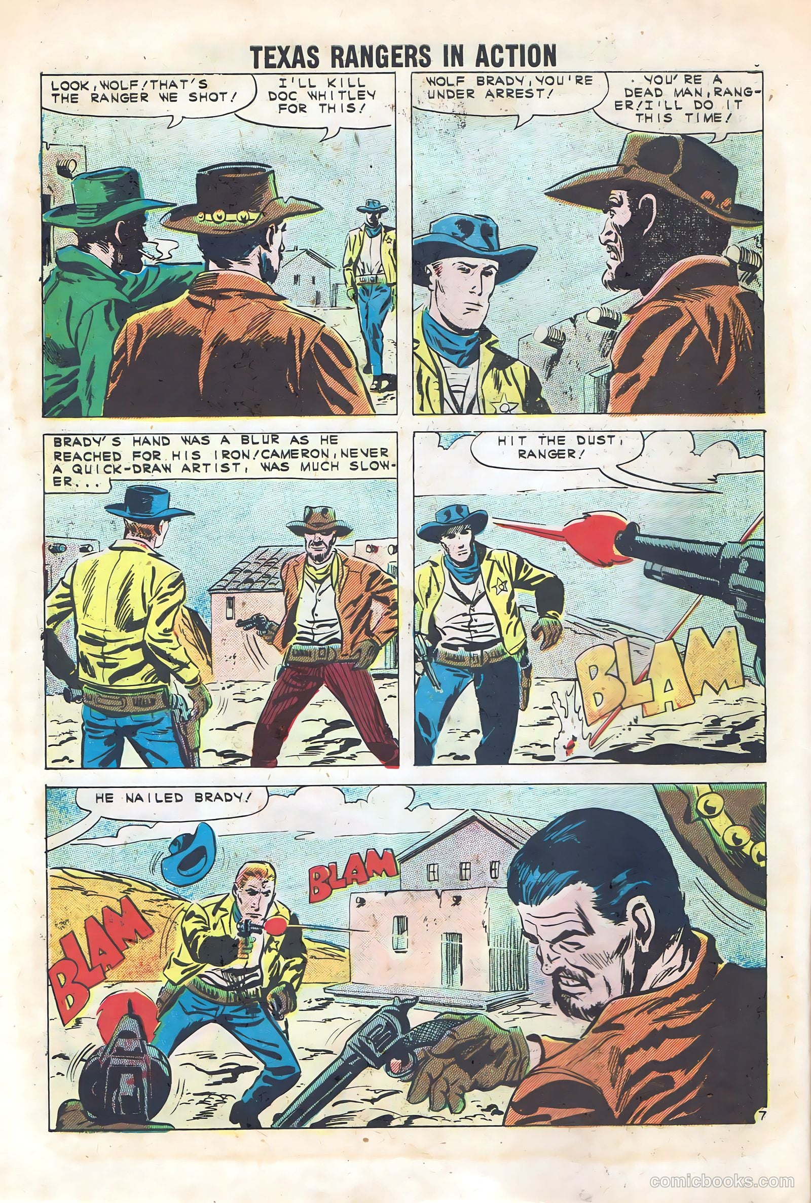 Texas Rangers in Action #28 — page 10 of 36