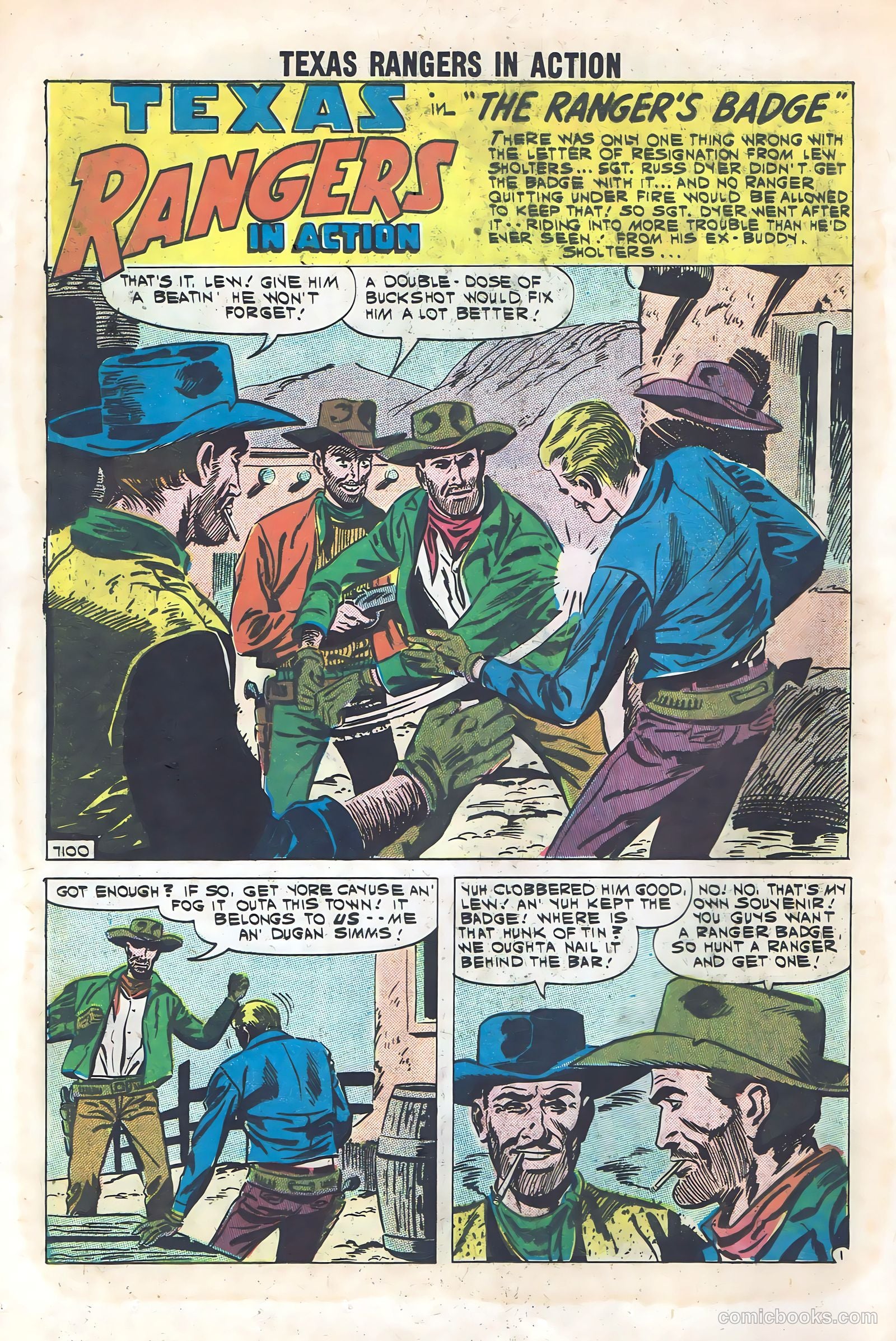 Texas Rangers in Action #28 — page 12 of 36