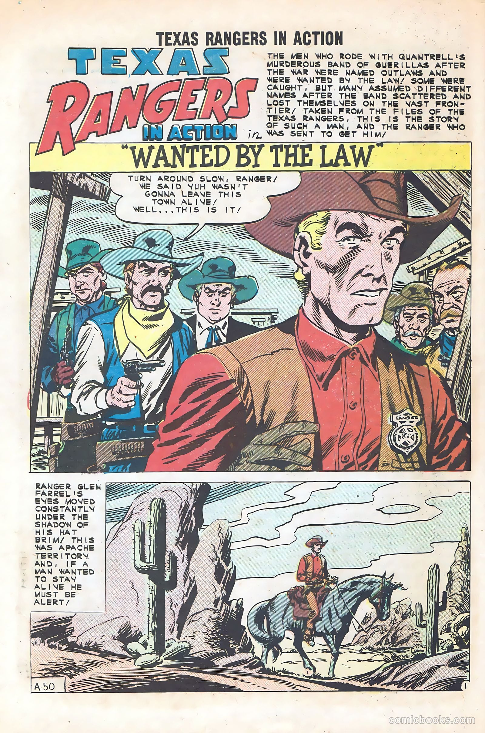 Texas Rangers in Action #28 — page 28 of 36