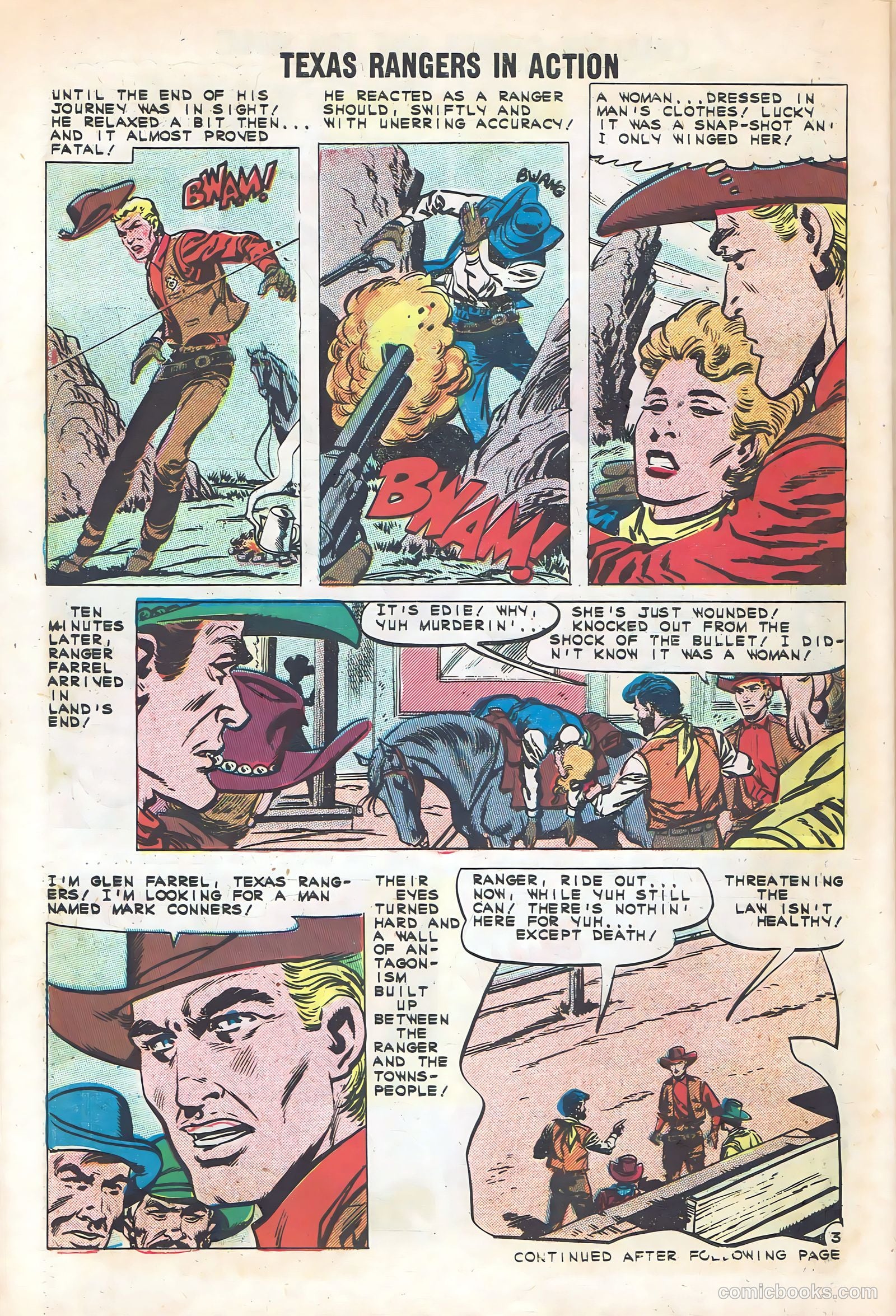Texas Rangers in Action #28 — page 30 of 36