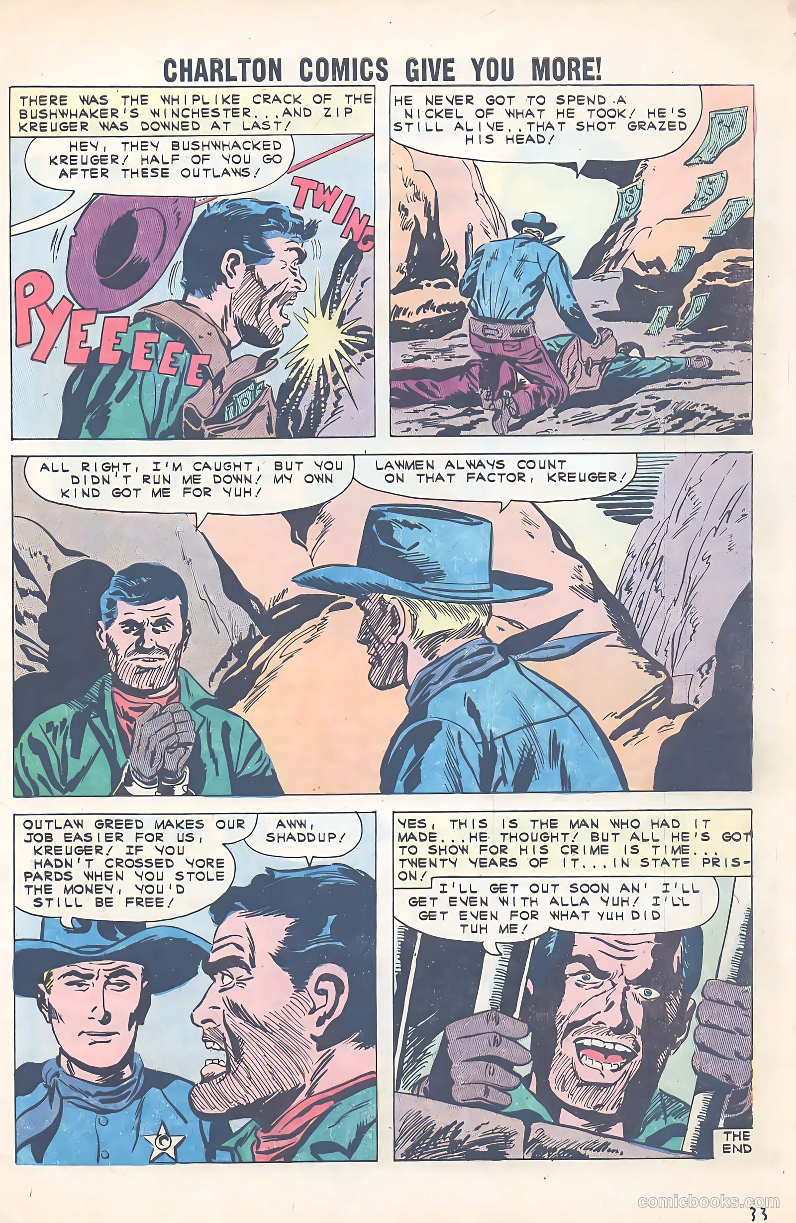 Texas Rangers in Action #29 — page 33 of 36