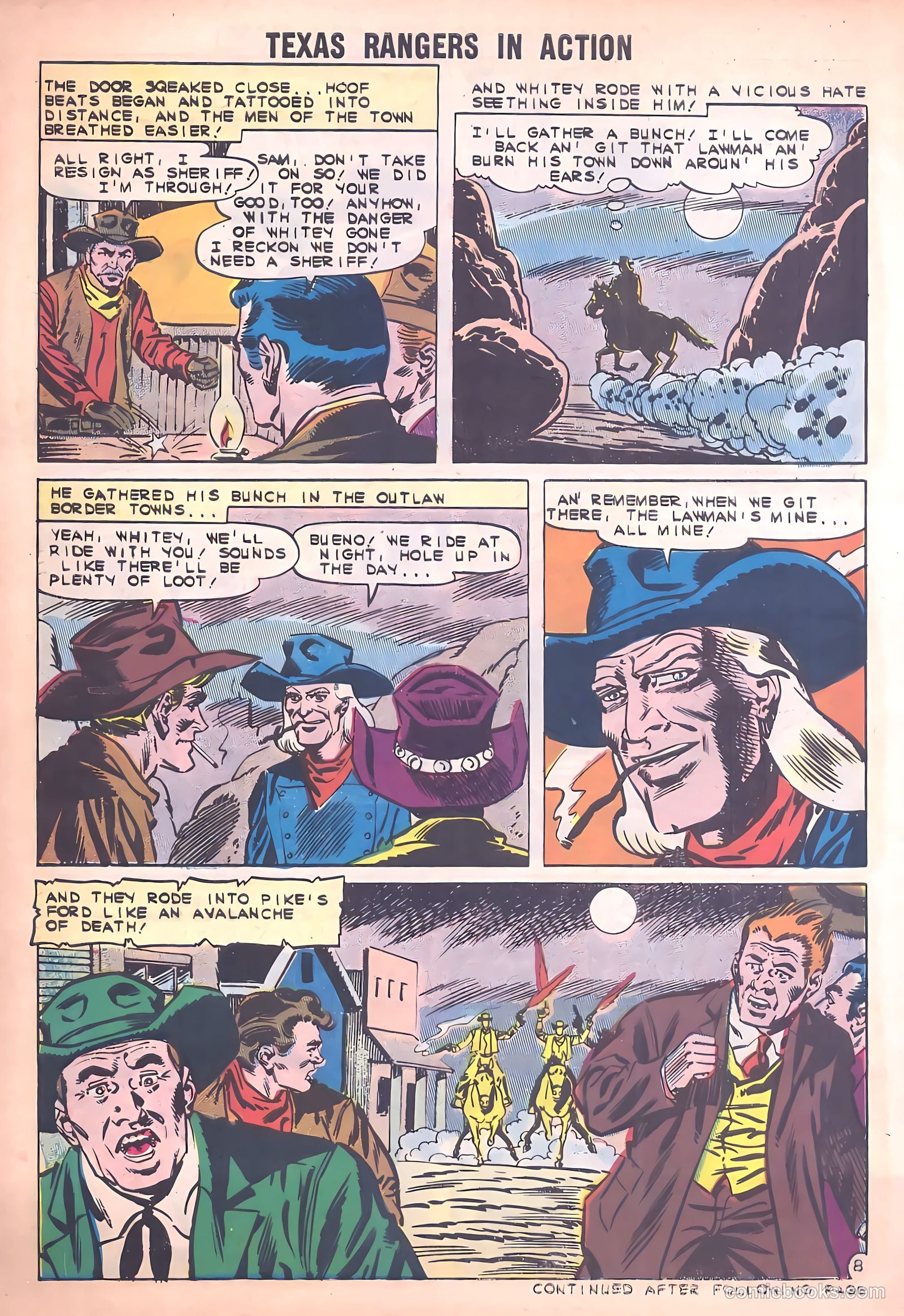 Texas Rangers in Action #30 — page 30 of 36