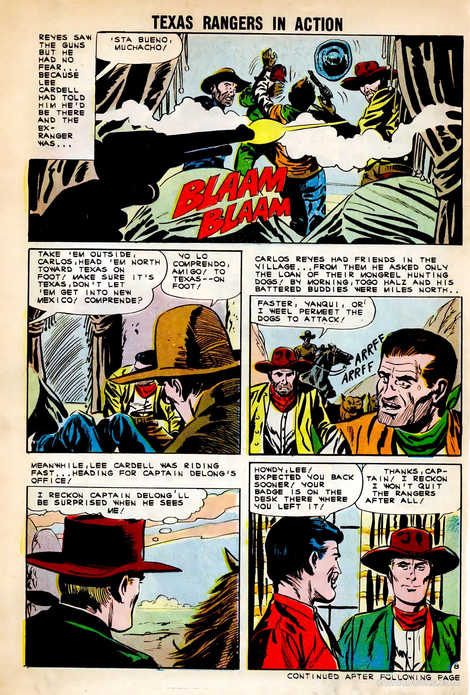 Texas Rangers in Action #31 — page 30 of 36
