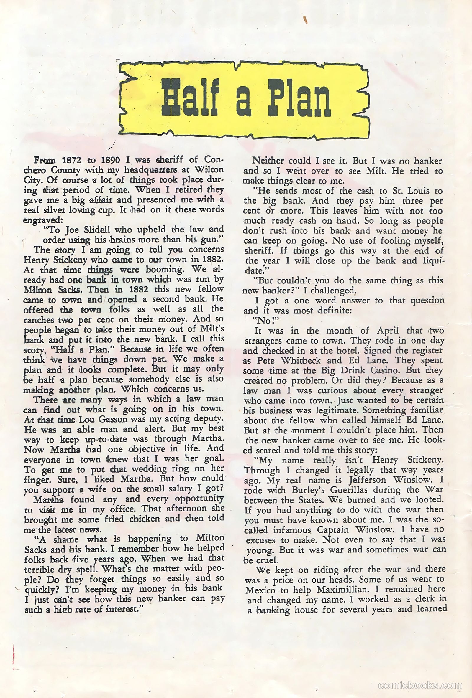 Texas Rangers in Action #32 — page 20 of 36
