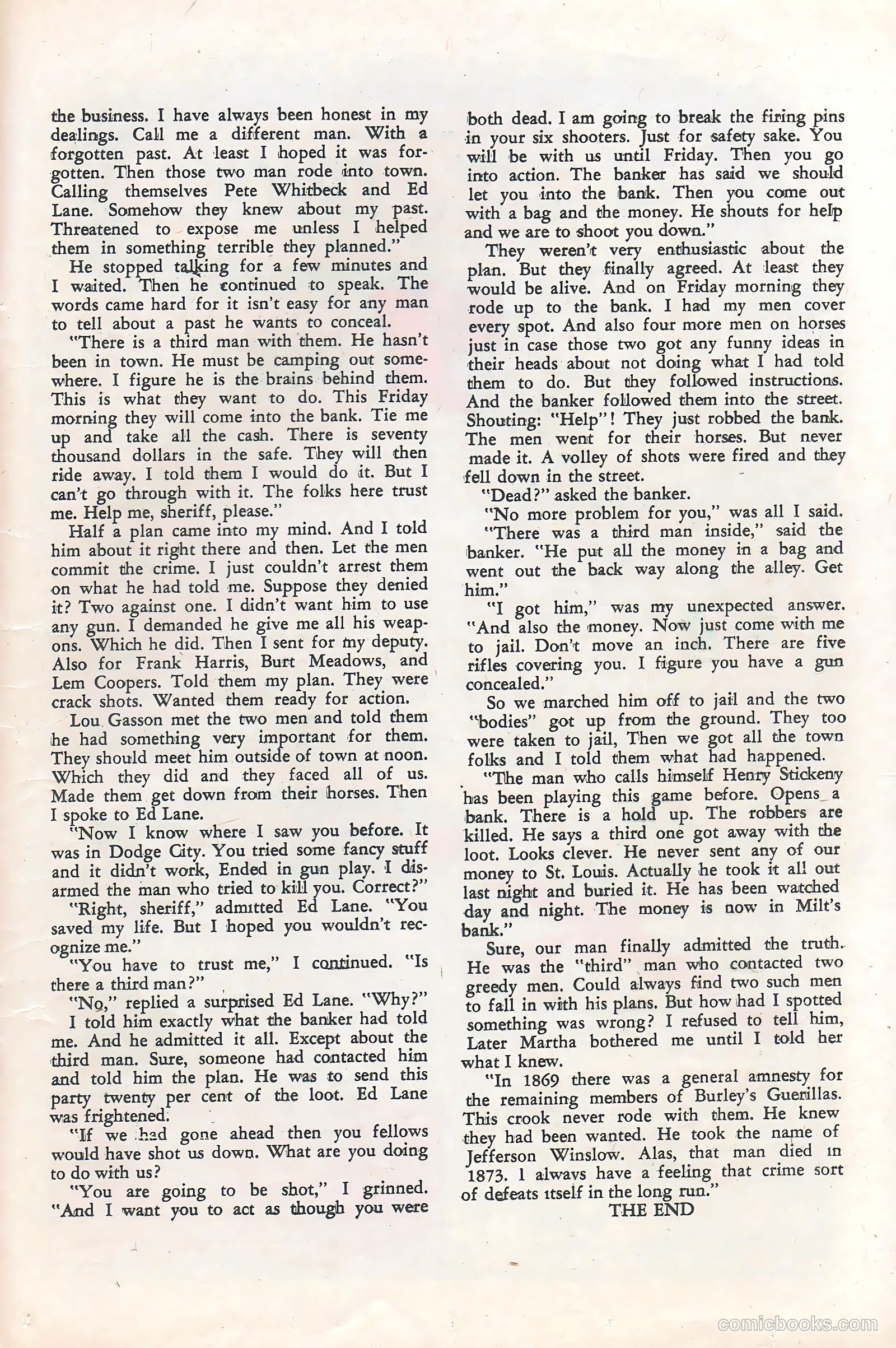 Texas Rangers in Action #32 — page 21 of 36