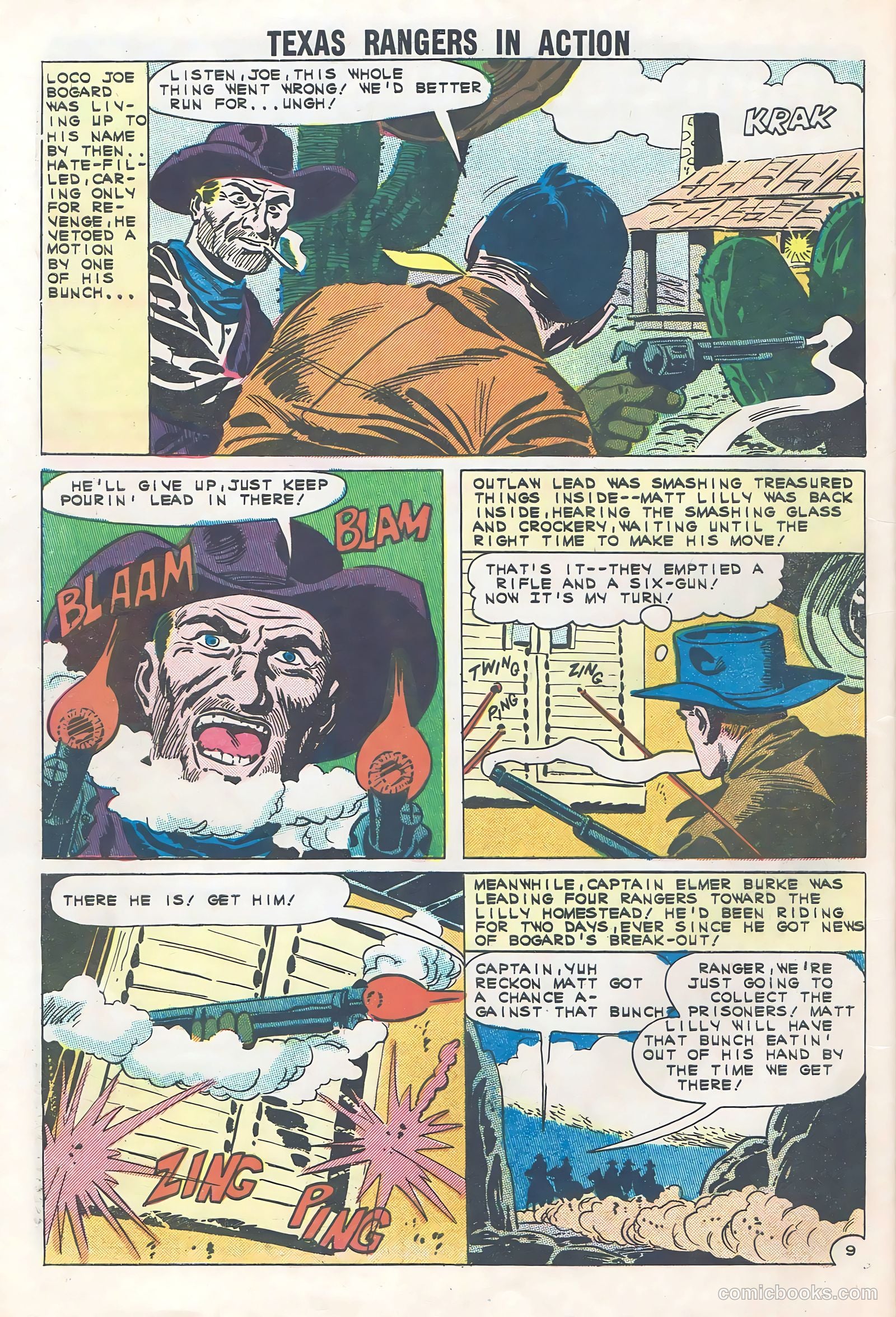 Texas Rangers in Action #32 — page 32 of 36
