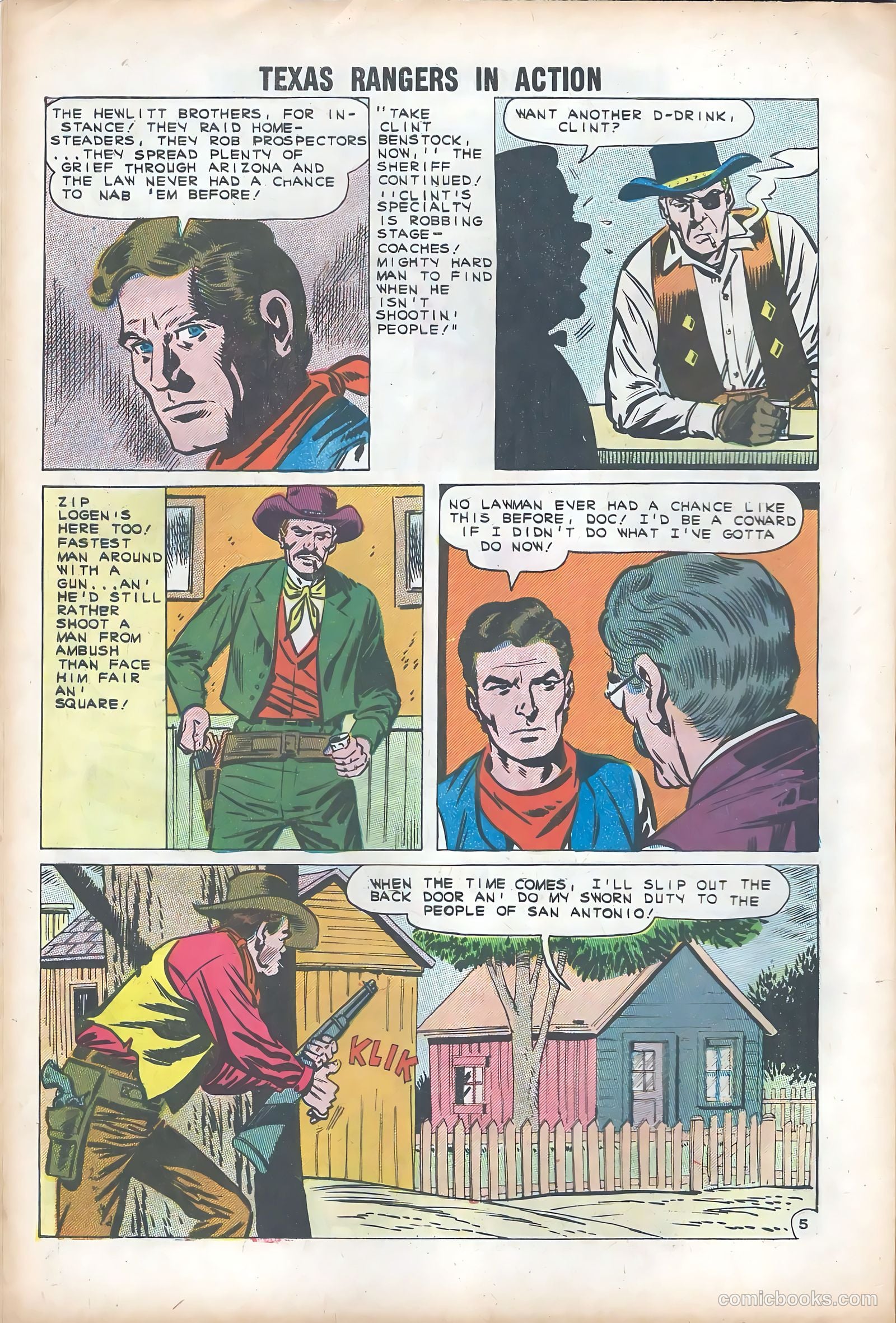 Texas Rangers in Action #33 — page 8 of 36