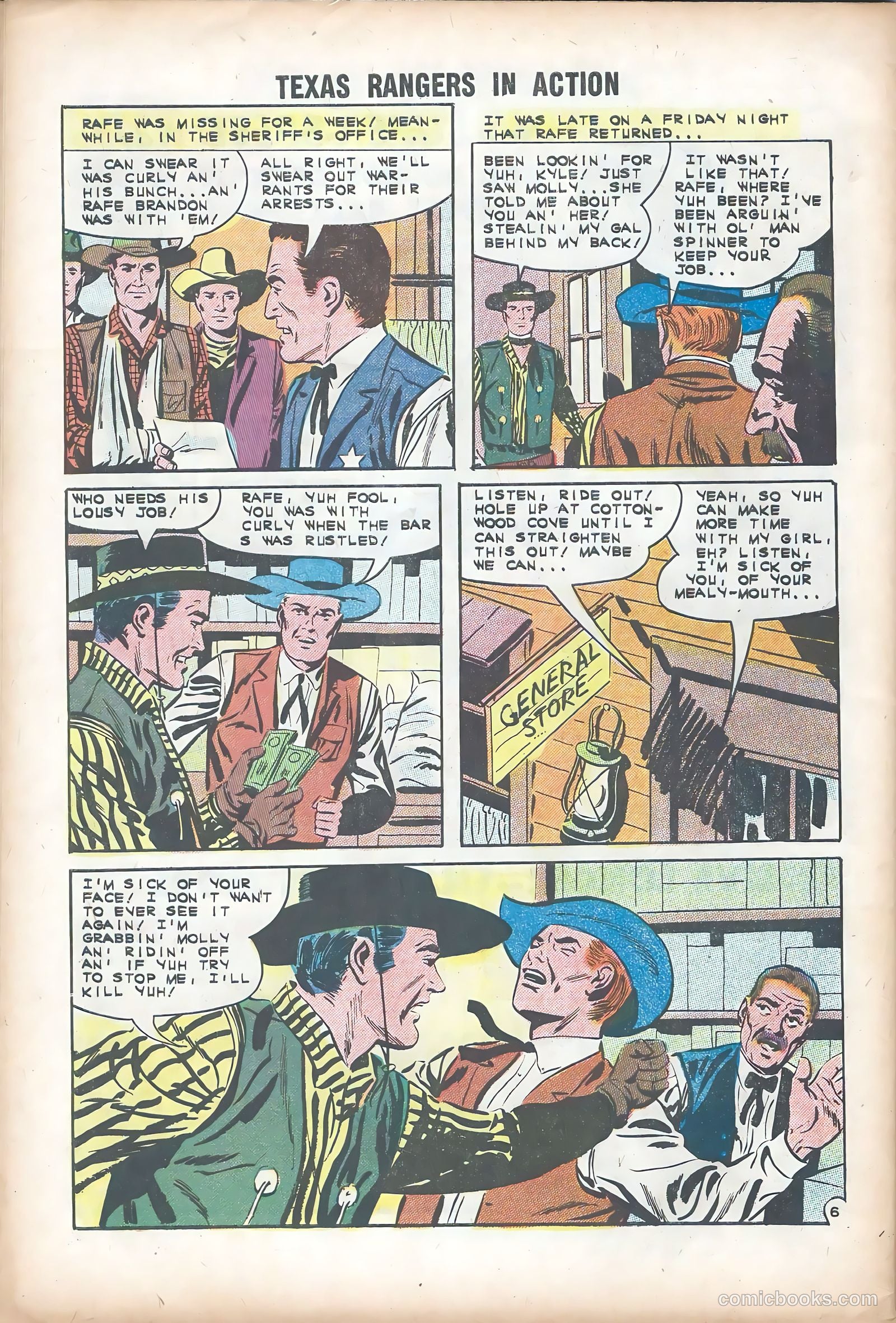 Texas Rangers in Action #33 — page 32 of 36