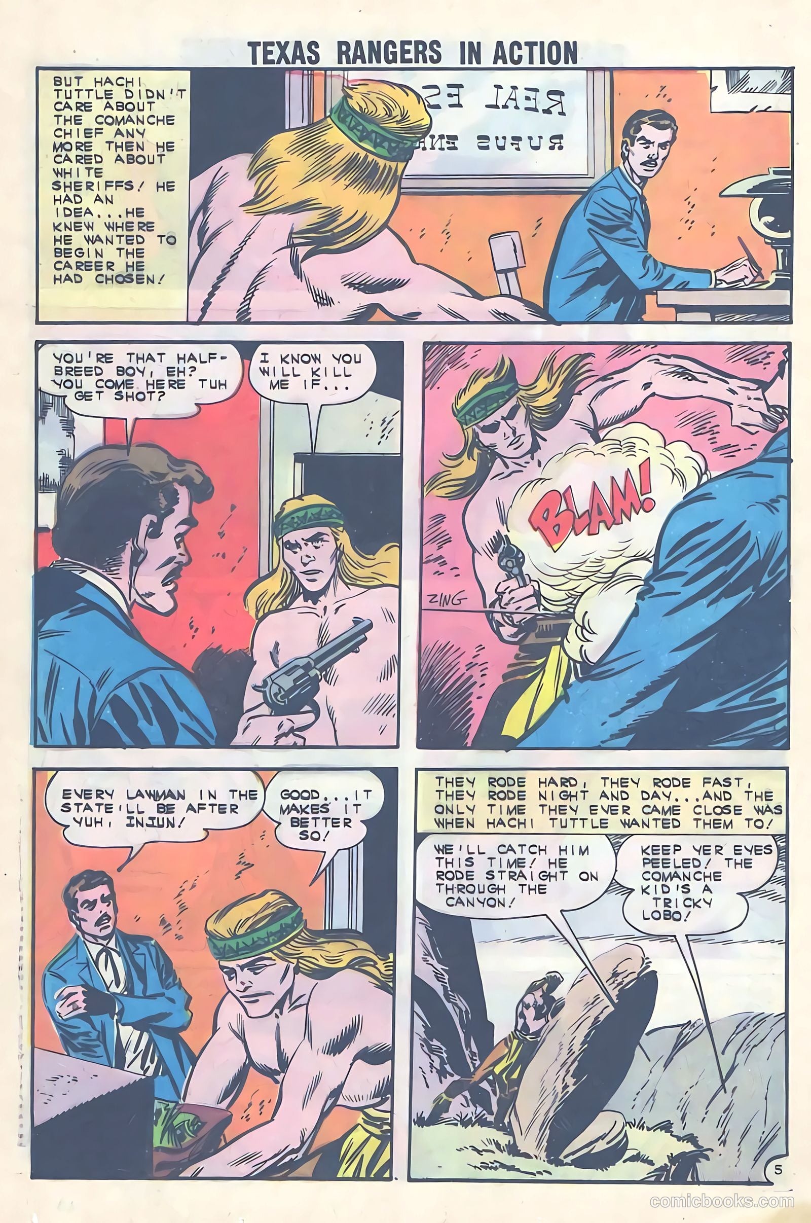 Texas Rangers in Action #36 — page 24 of 36
