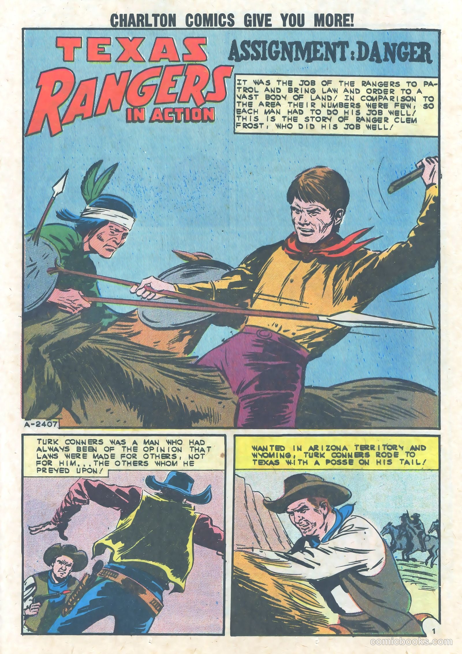 Texas Rangers in Action #39 — page 25 of 36