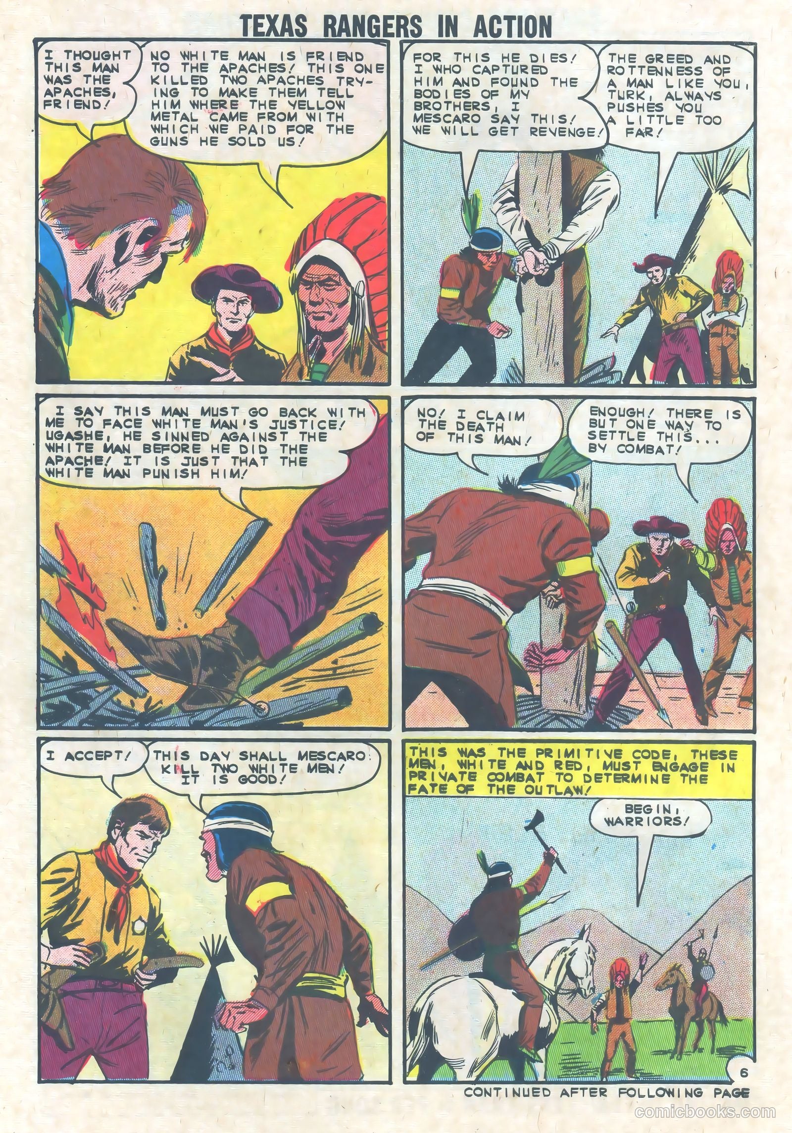 Texas Rangers in Action #39 — page 30 of 36